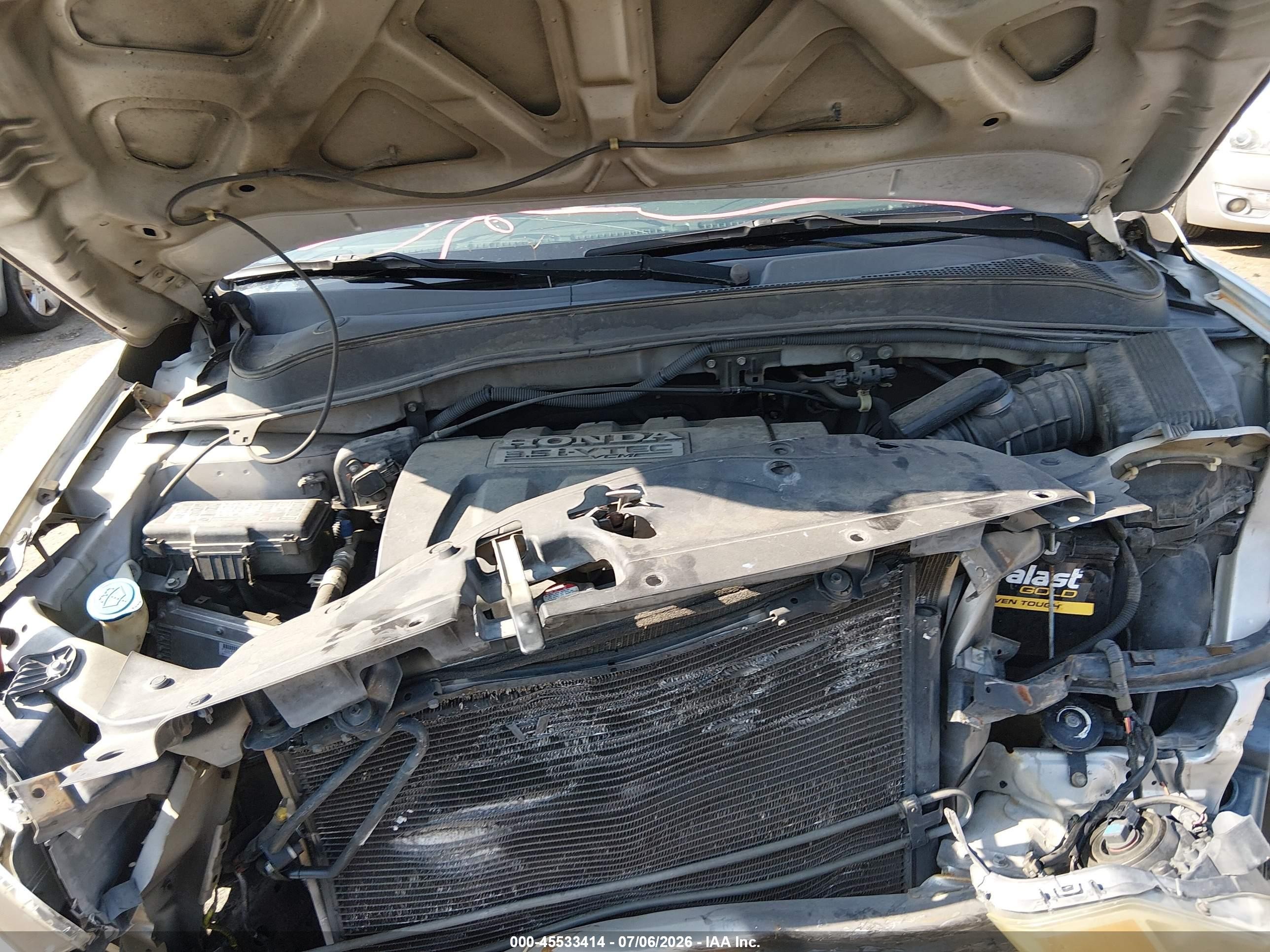 2008 Honda Pilot Se Silver vin: 5FNYF28338B012801