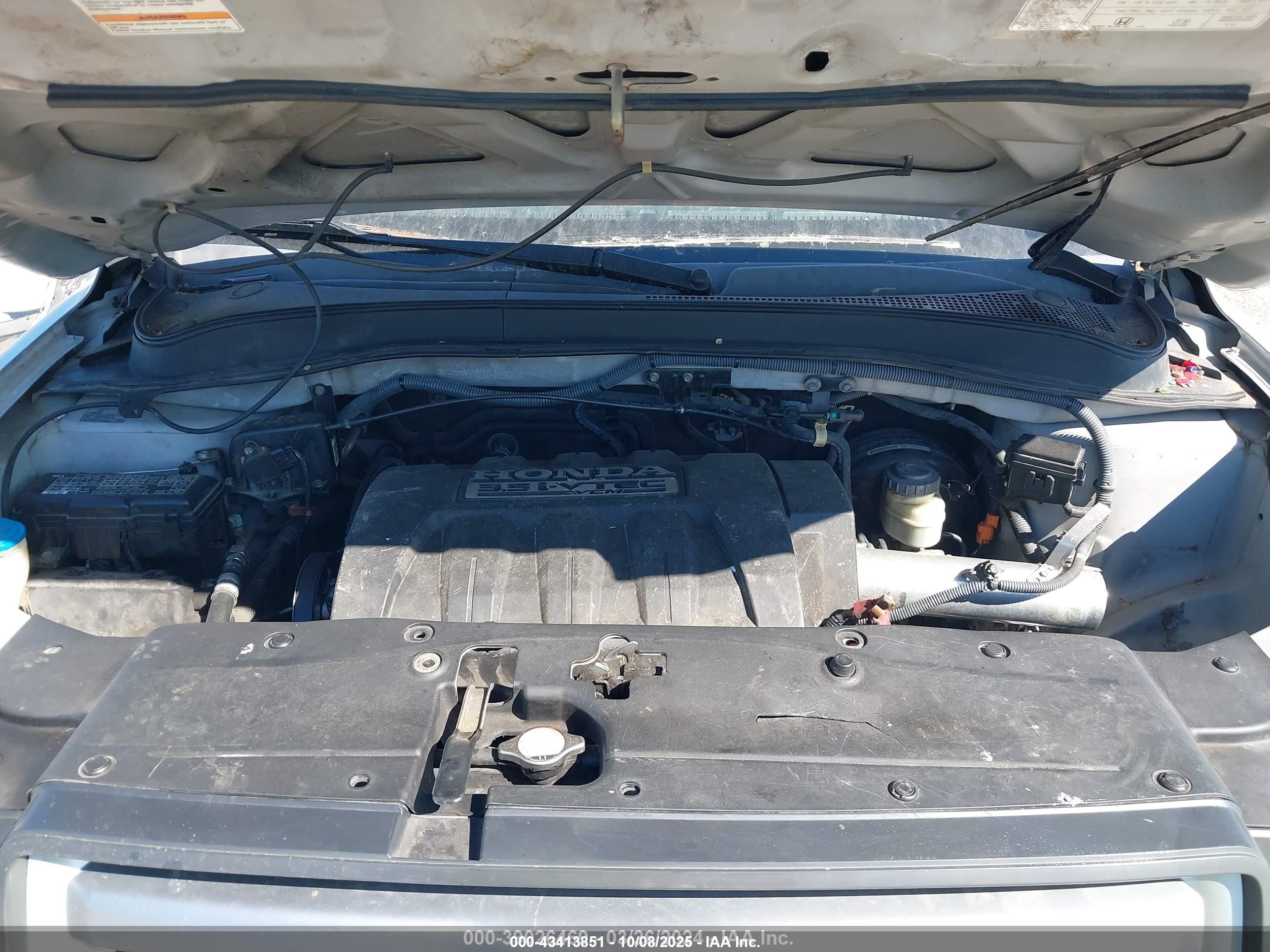 2008 Honda Pilot Se Gray vin: 5FNYF28338B020297