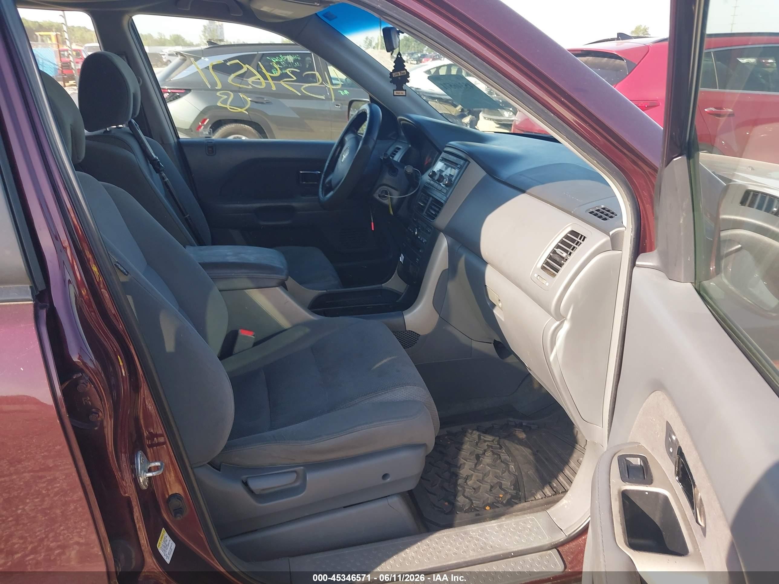 2008 Honda Pilot Se Purple vin: 5FNYF28348B030272