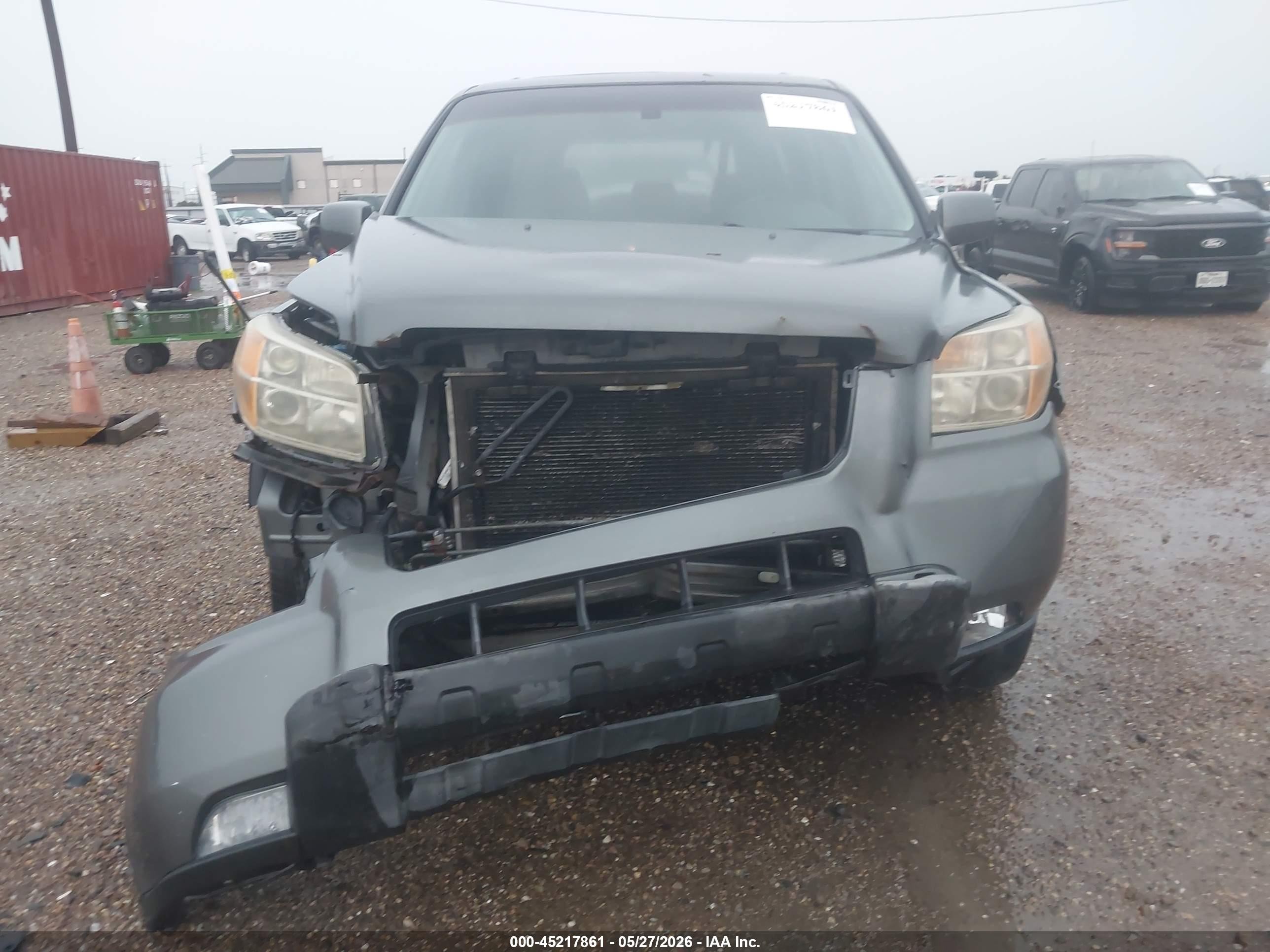 2008 Honda Pilot Se Gray vin: 5FNYF28378B016110