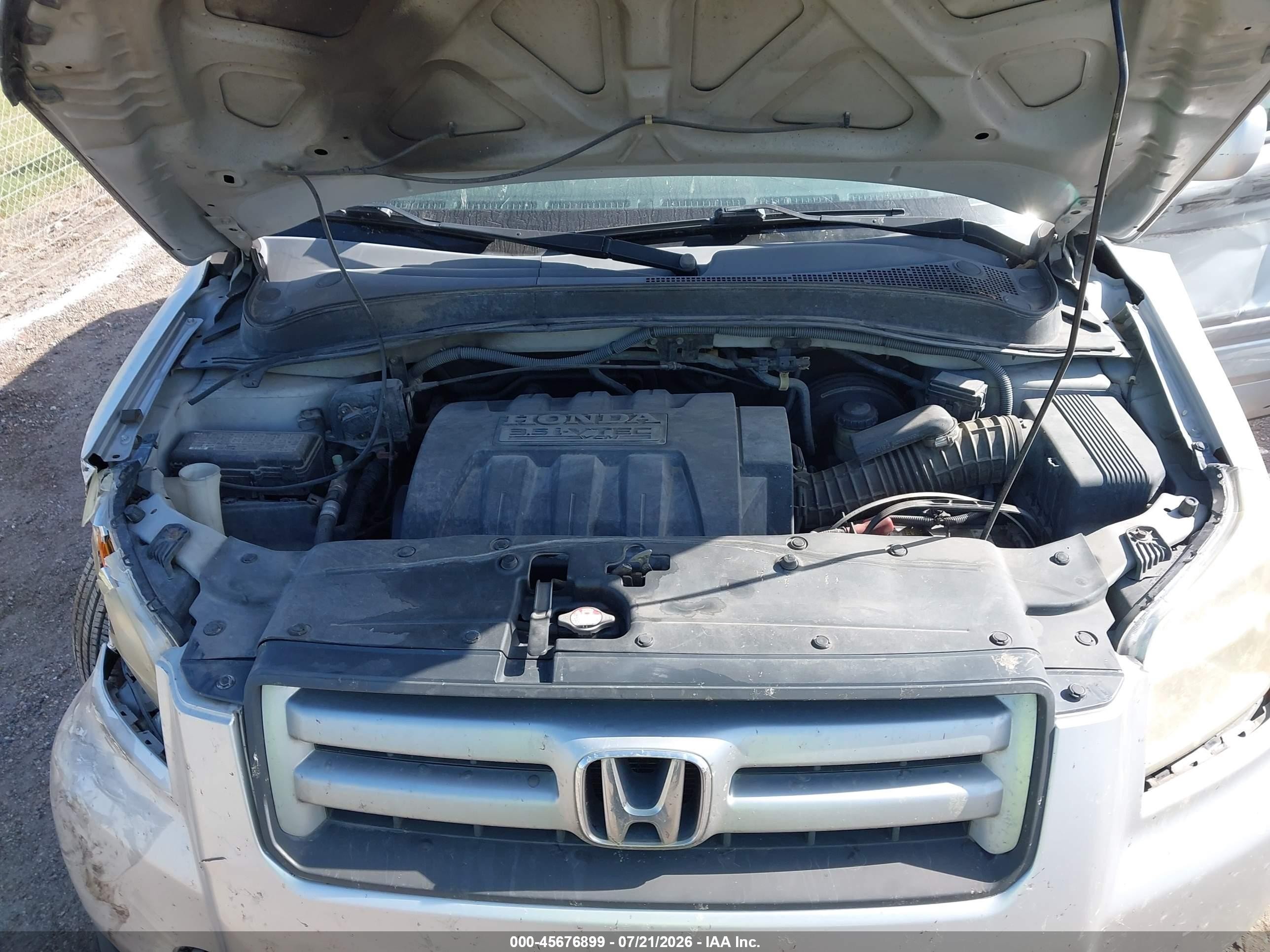2008 Honda Pilot Se Silver vin: 5FNYF28388B002023