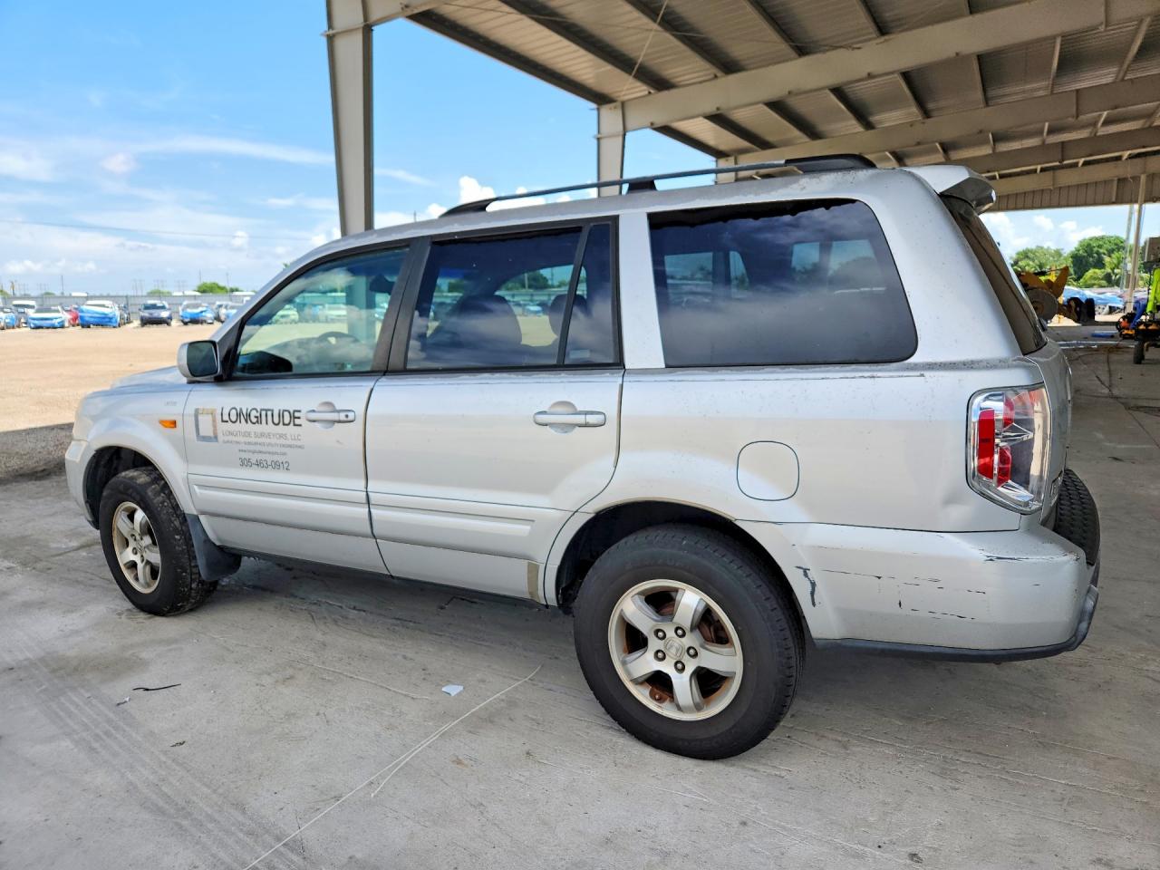 2008 Honda Pilot Se Silver vin: 5FNYF28388B011210