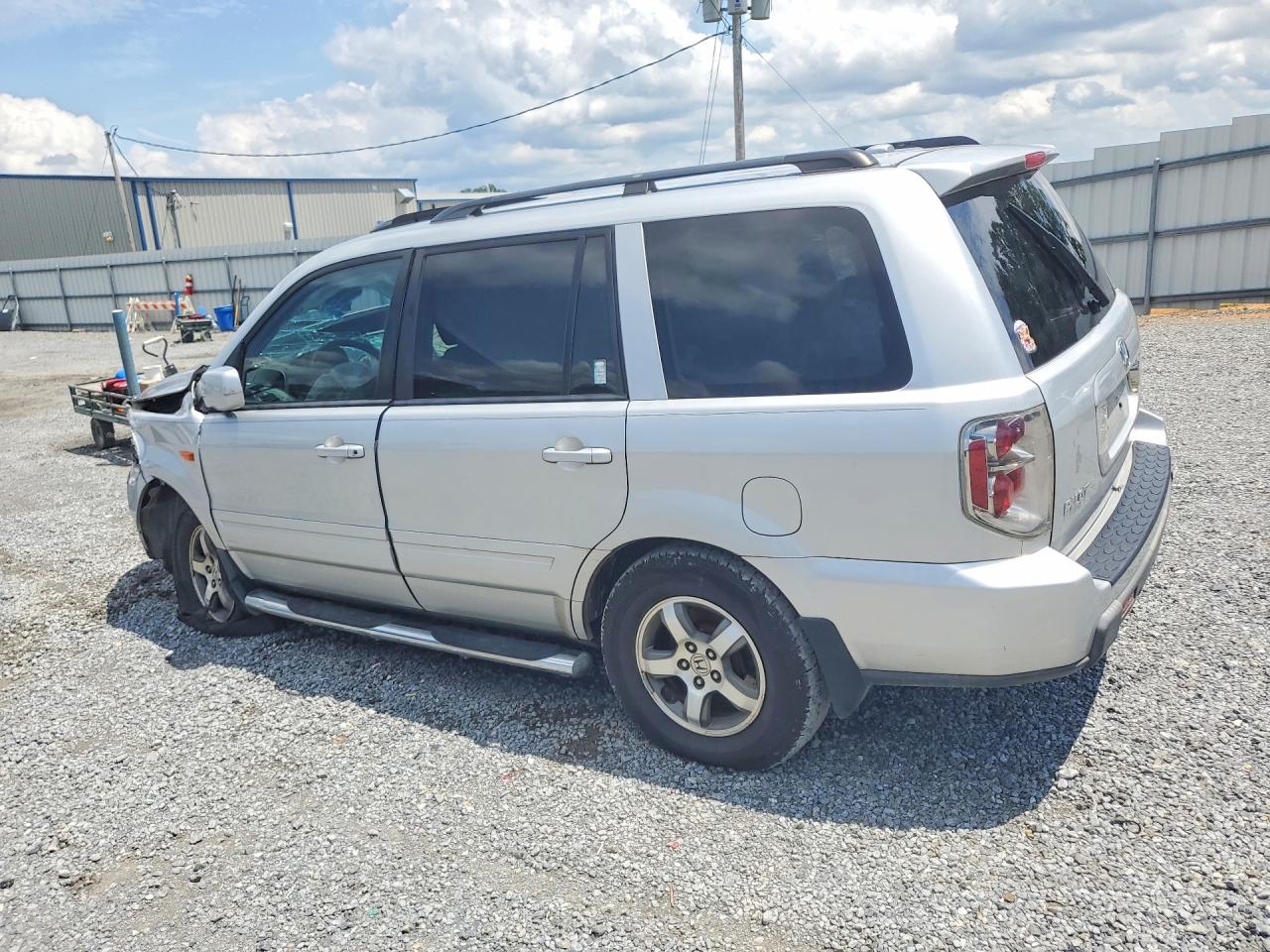 2008 Honda Pilot Se Silver vin: 5FNYF28388B021820