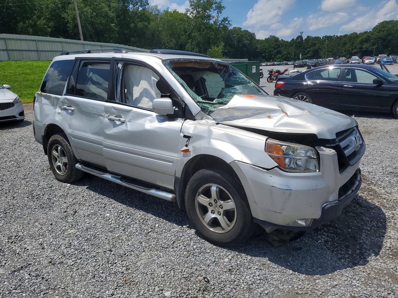 2008 Honda Pilot Se Silver vin: 5FNYF28388B021820