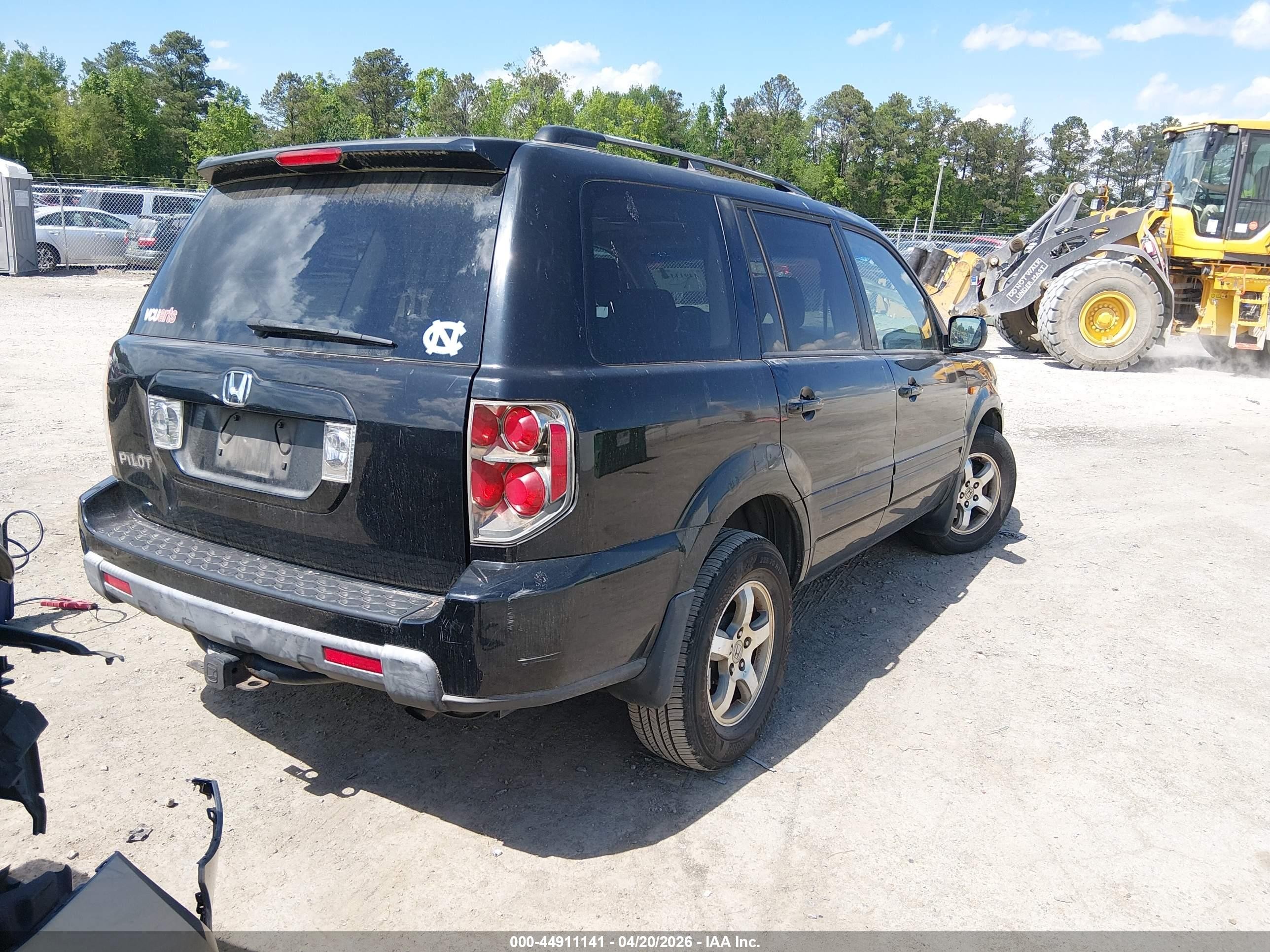 2008 Honda Pilot Se Black vin: 5FNYF28398B015394