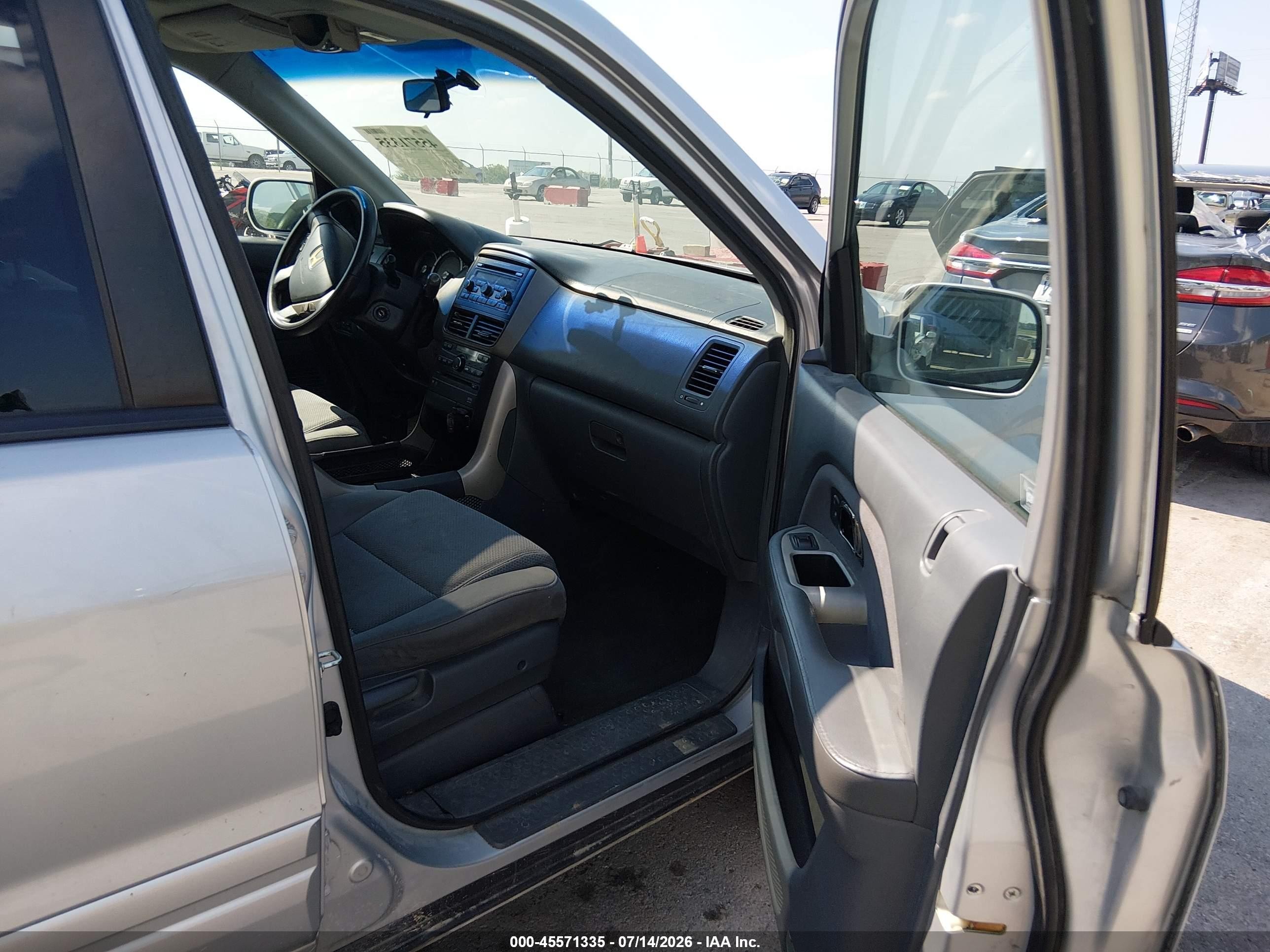2008 Honda Pilot Se Silver vin: 5FNYF28398B027352