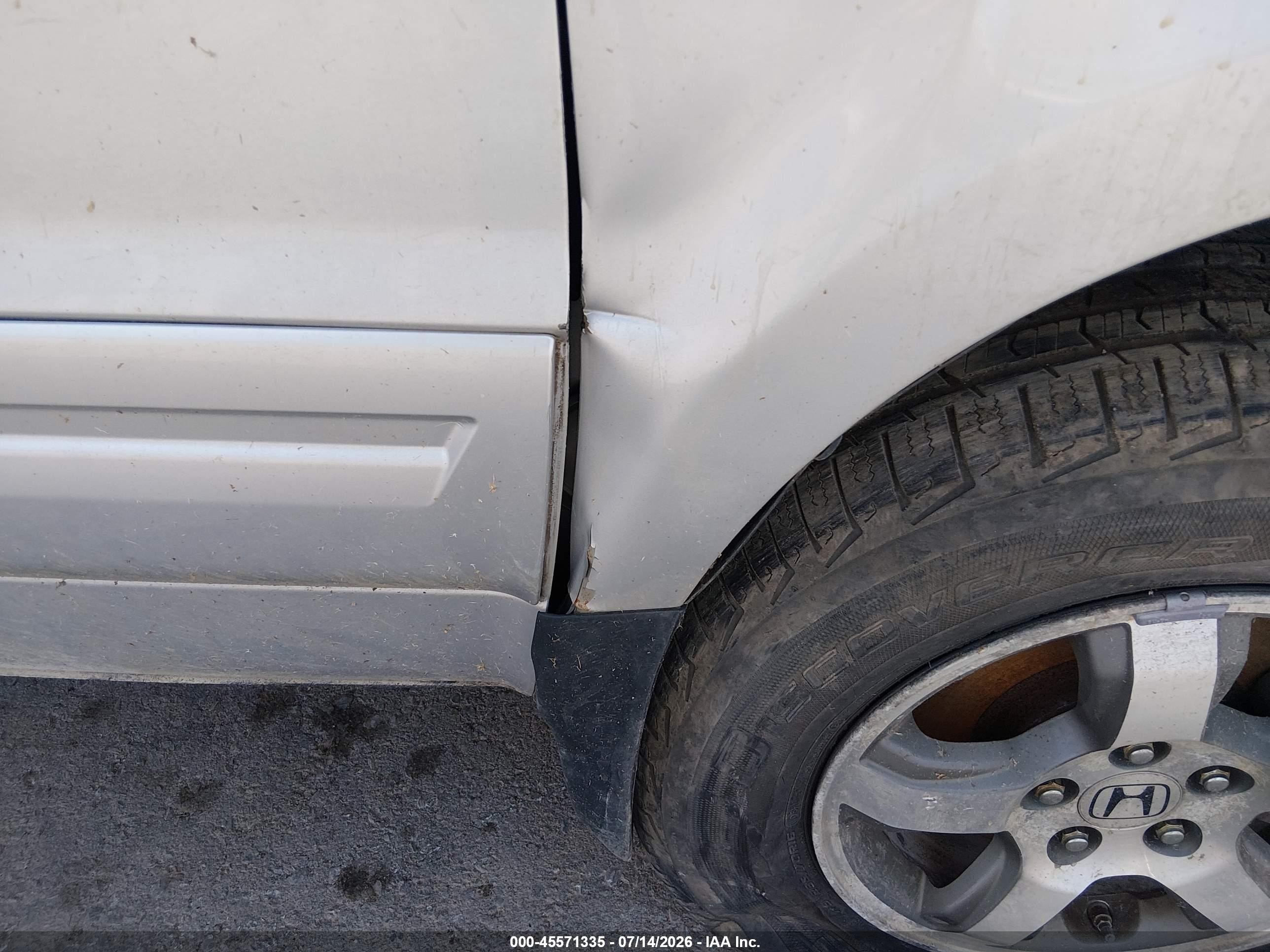 2008 Honda Pilot Se Silver vin: 5FNYF28398B027352