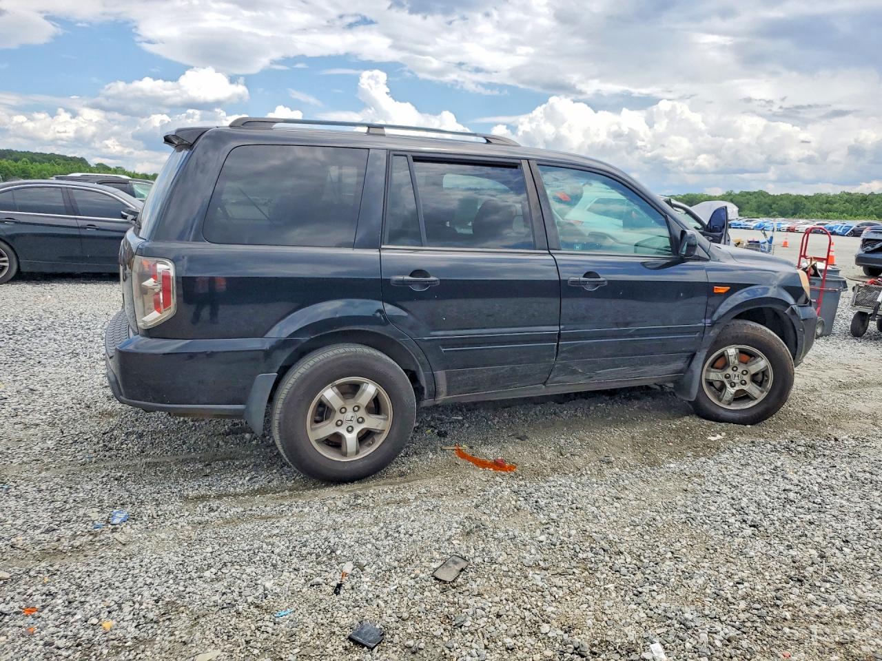 2008 Honda Pilot Se Black vin: 5FNYF28398B029568