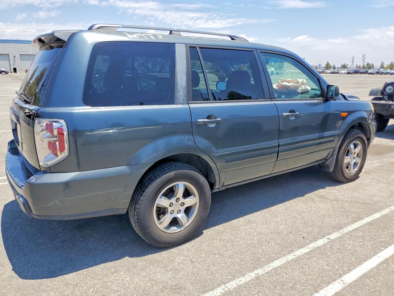 2006 Honda Pilot Ex Gray vin: 5FNYF28406B016746