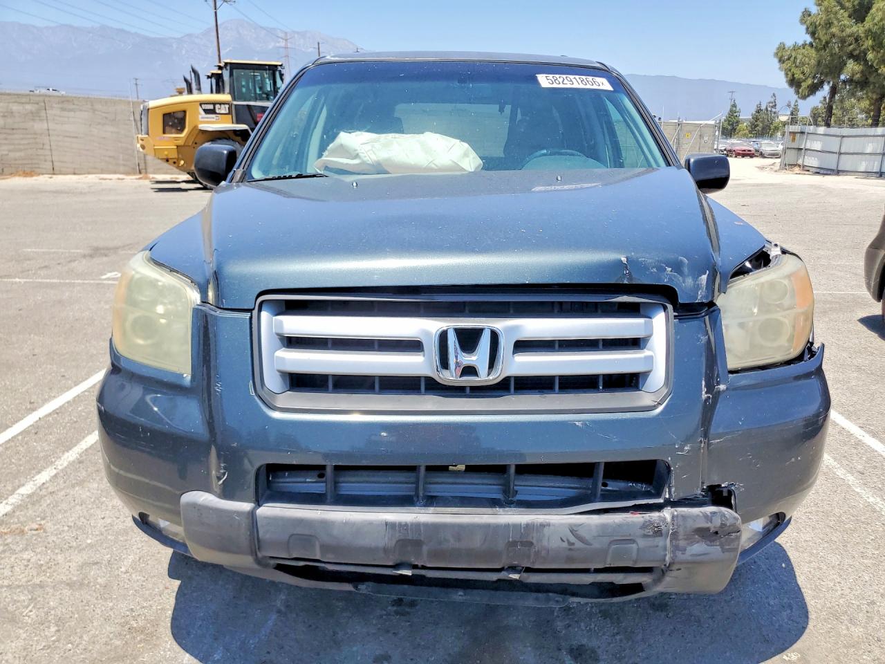 2006 Honda Pilot Ex Gray vin: 5FNYF28406B016746