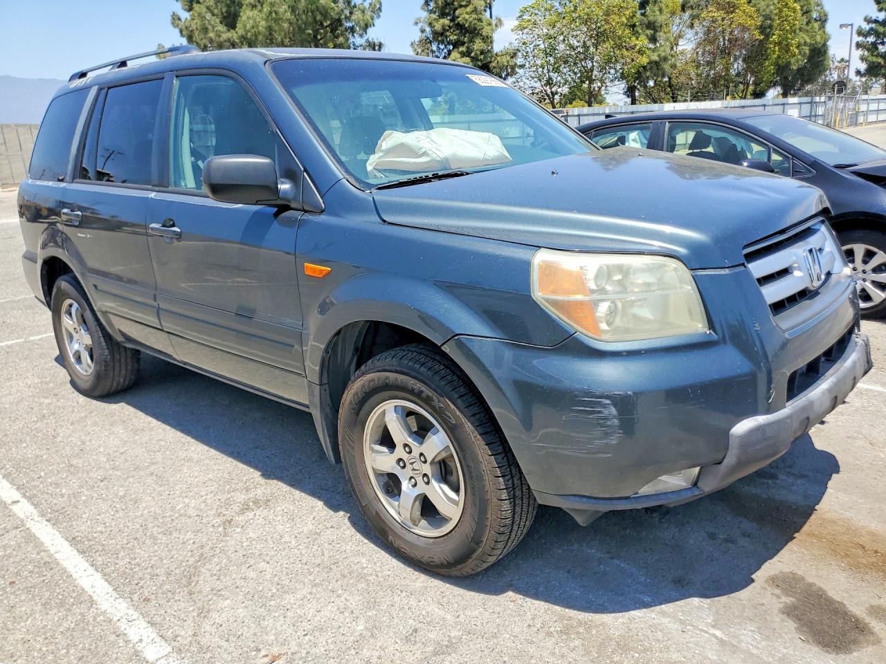 2006 Honda Pilot Ex Gray vin: 5FNYF28406B016746