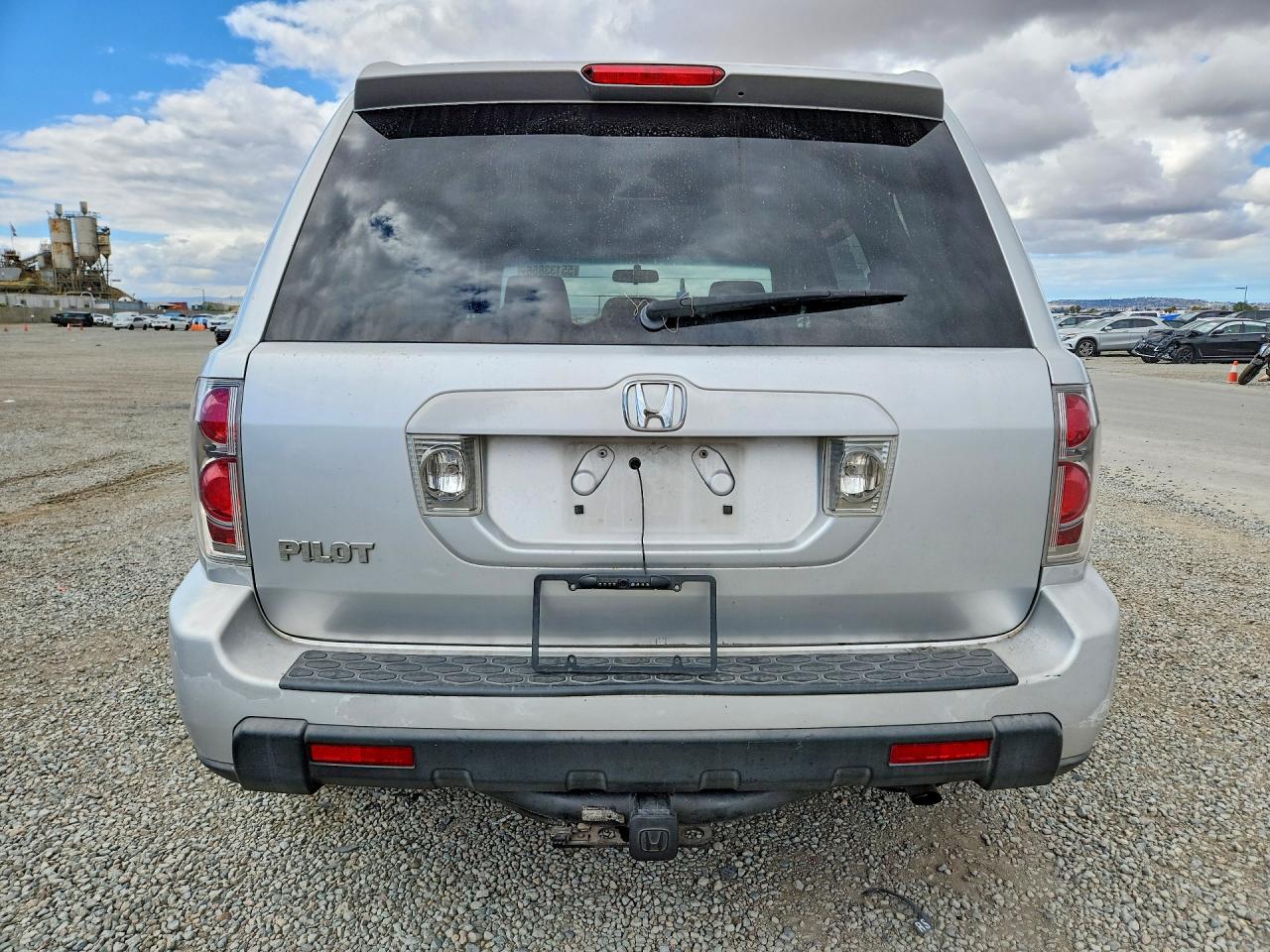 2007 Honda Pilot Ex Silver vin: 5FNYF28407B012326