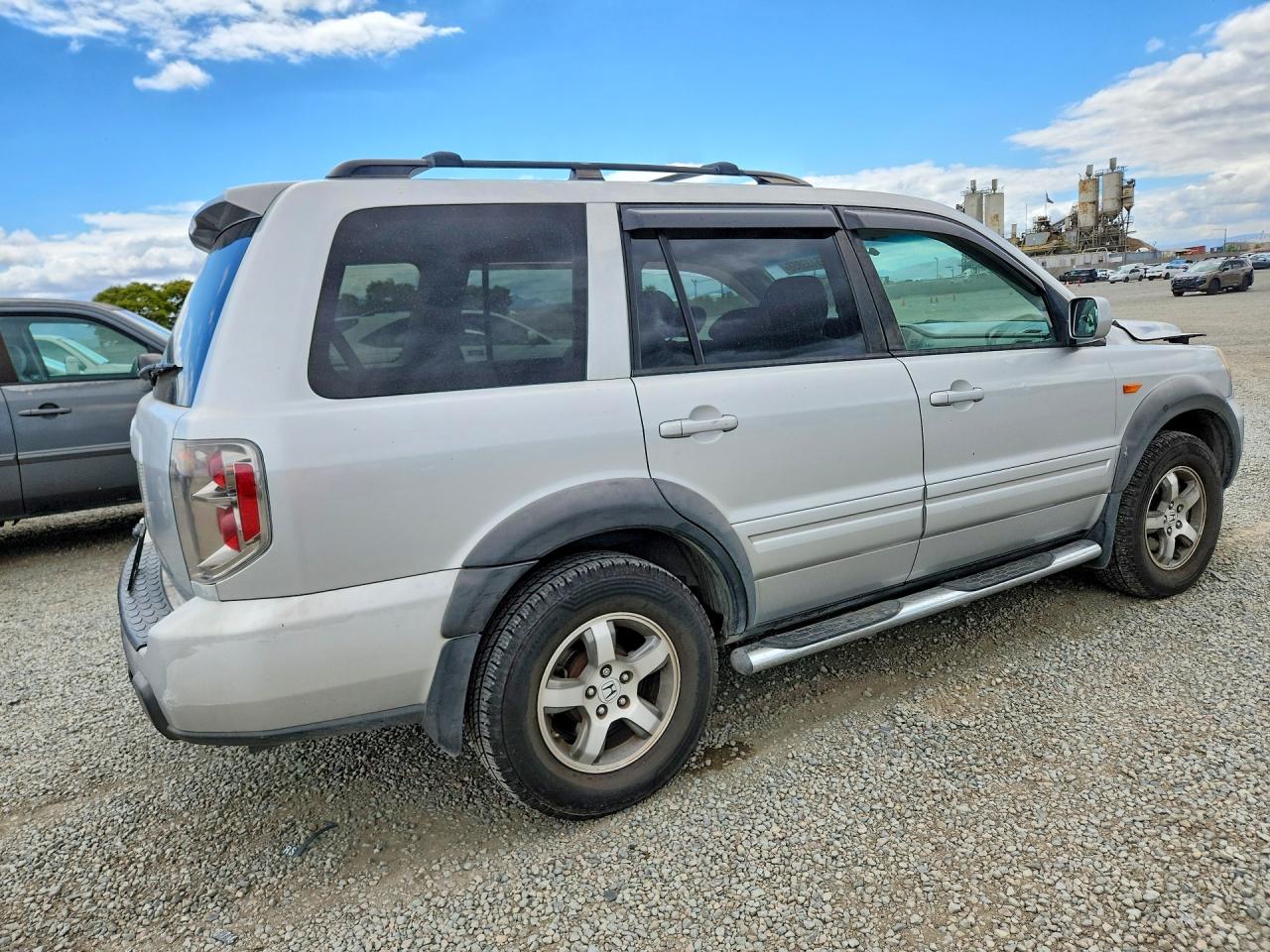2007 Honda Pilot Ex Silver vin: 5FNYF28407B012326