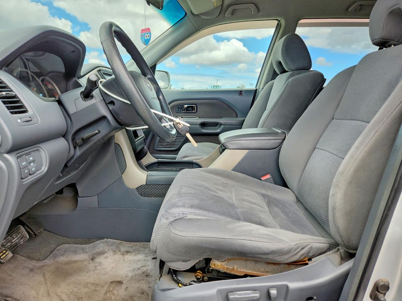 2007 Honda Pilot Ex Silver vin: 5FNYF28407B012326