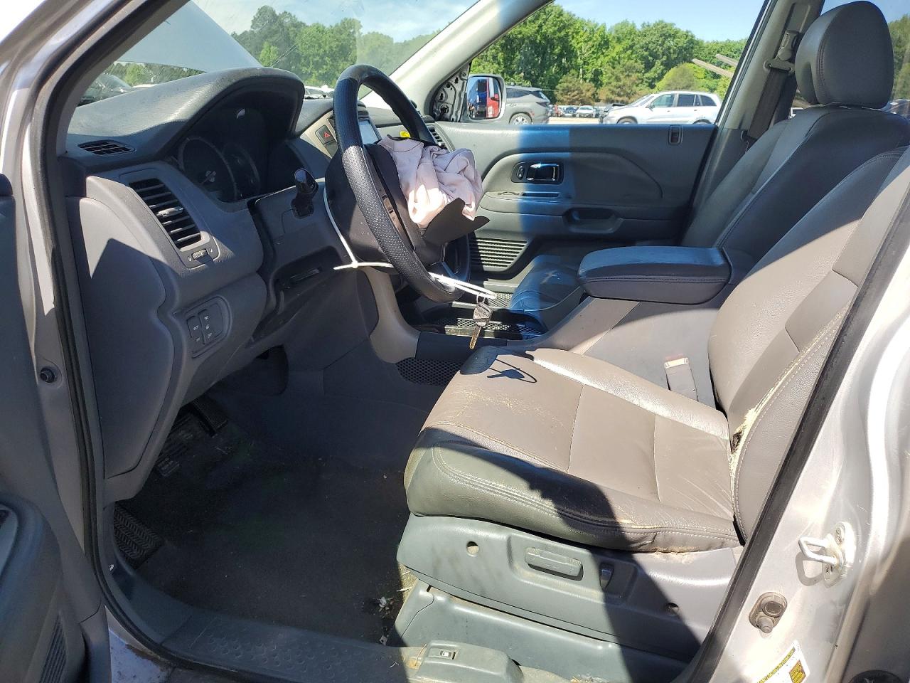 2008 Honda Pilot Ex Silver vin: 5FNYF28408B007838
