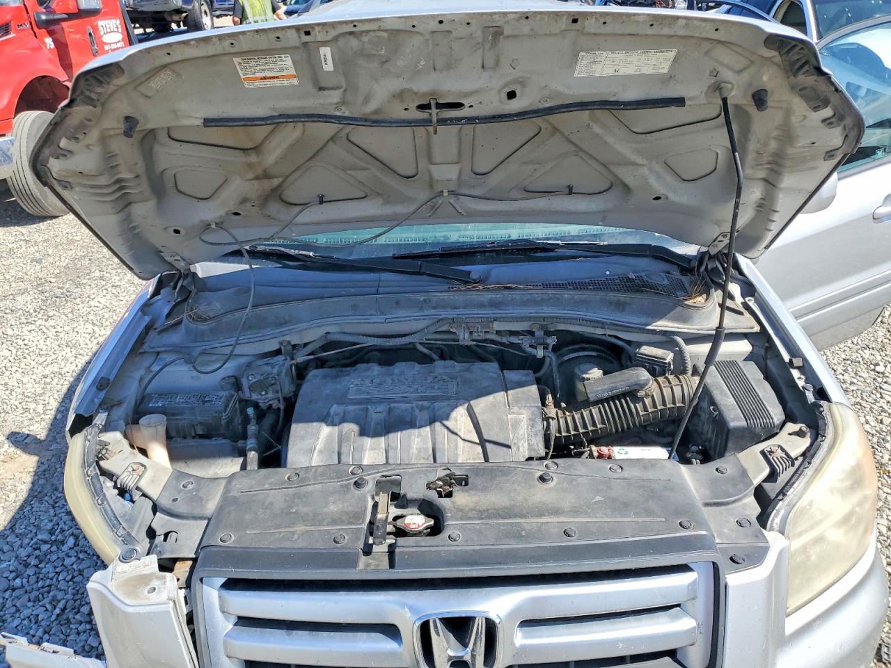 2008 Honda Pilot Ex Silver vin: 5FNYF28408B007838