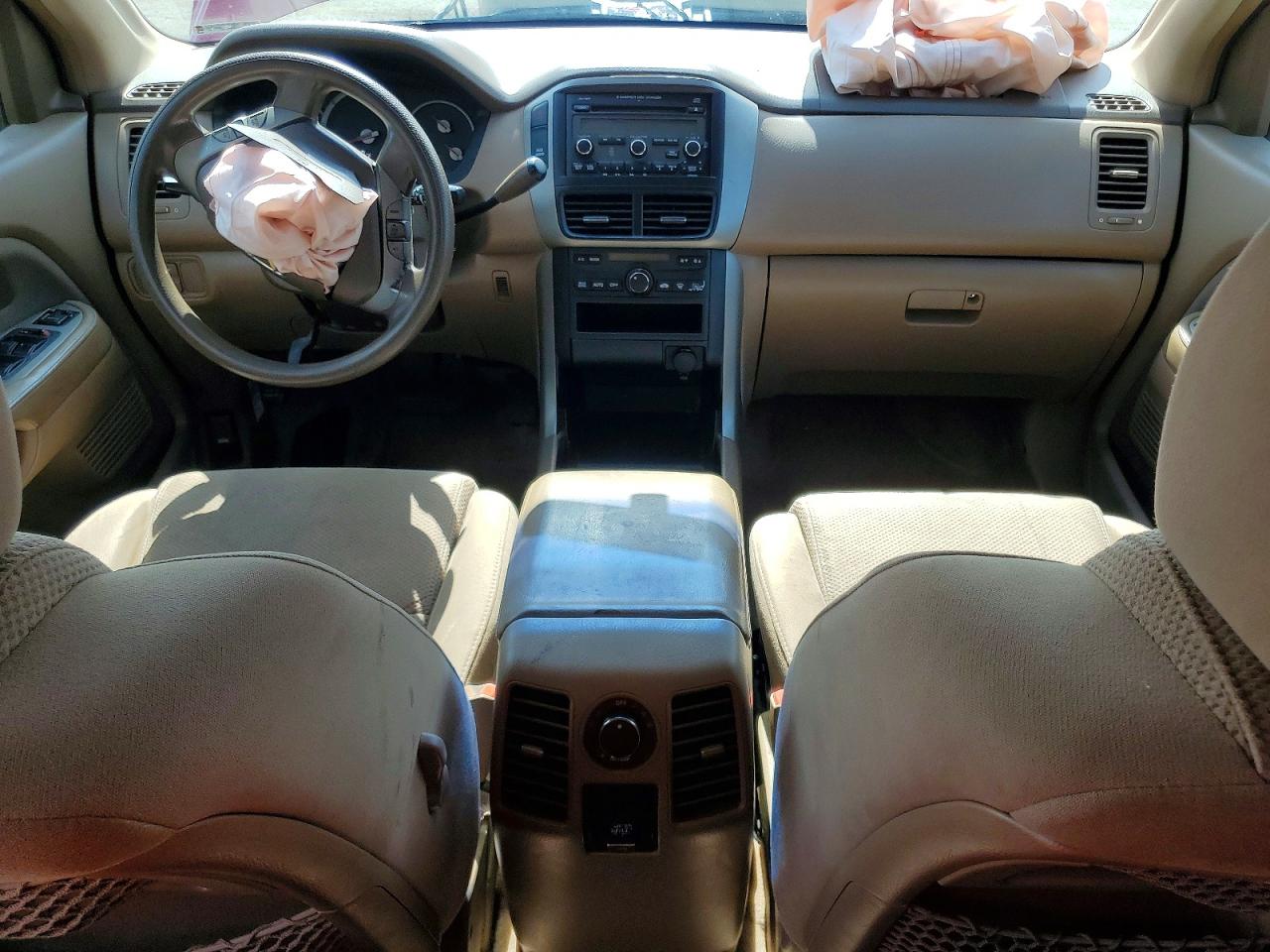 2006 Honda Pilot Ex Maroon vin: 5FNYF28416B041669