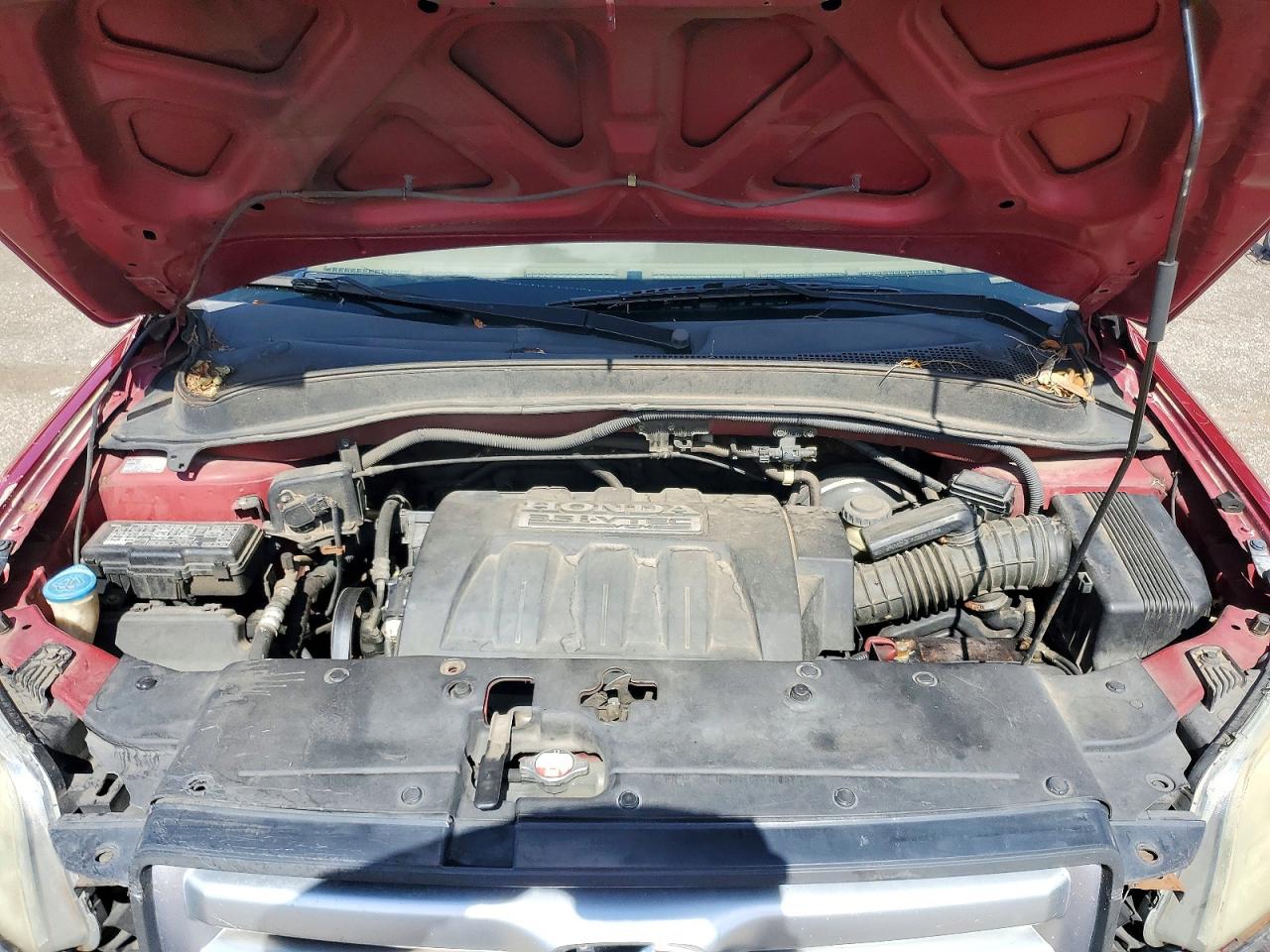 2006 Honda Pilot Ex Maroon vin: 5FNYF28416B041669