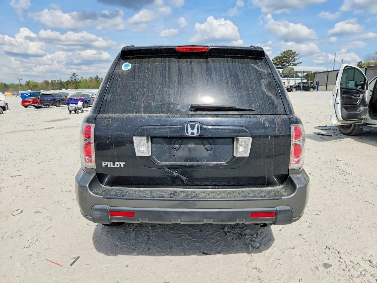 2007 Honda Pilot Ex Black vin: 5FNYF28417B036361