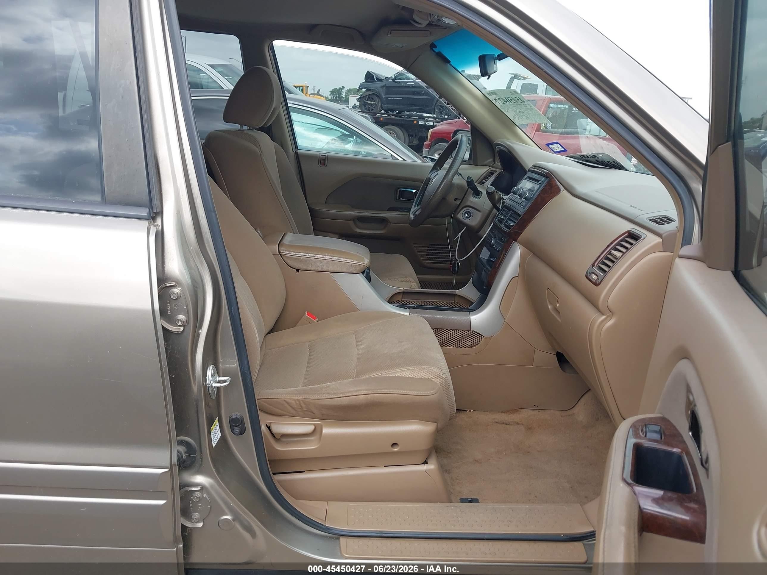 2008 Honda Pilot Ex Gold vin: 5FNYF28418B016838
