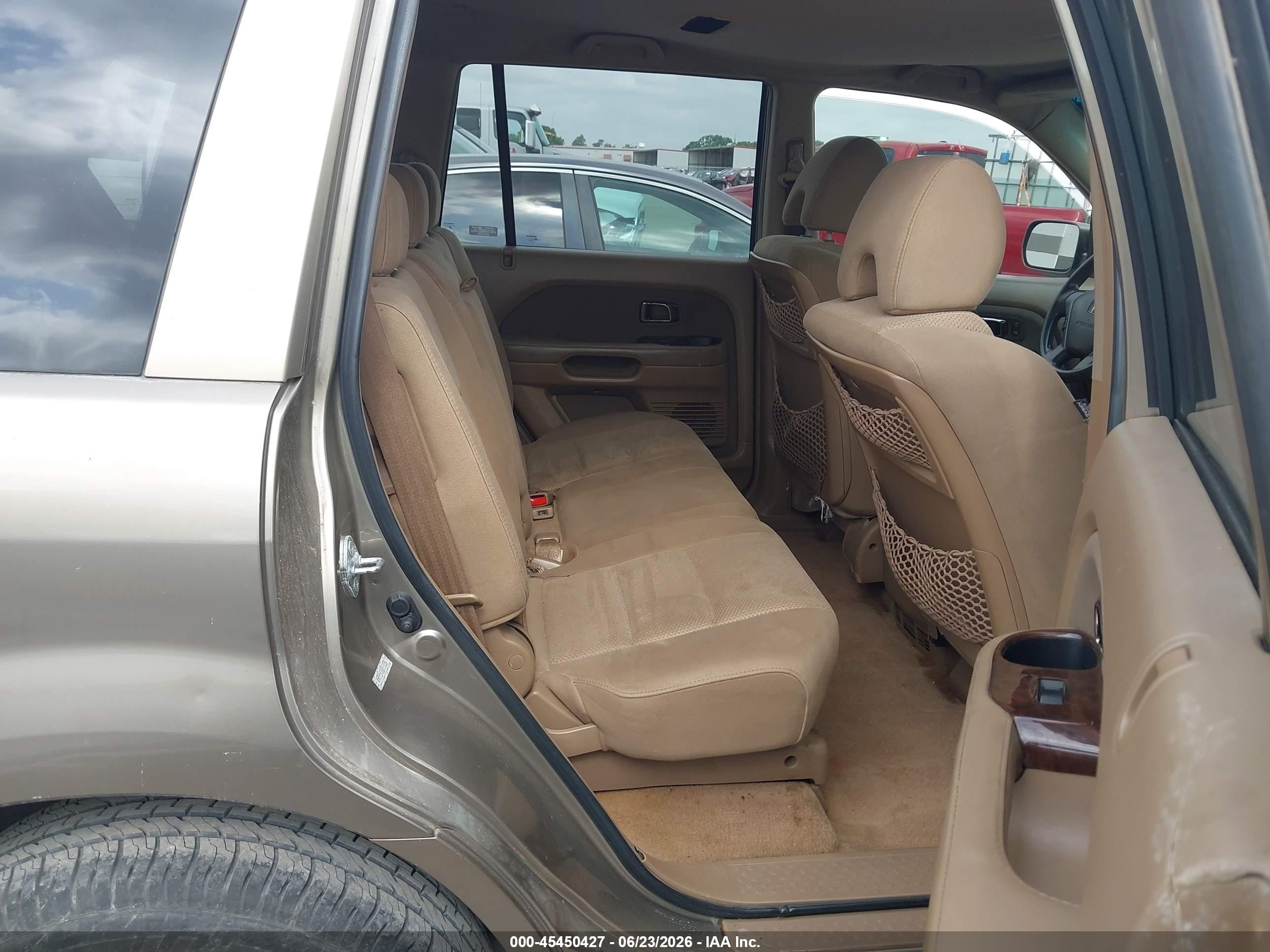 2008 Honda Pilot Ex Gold vin: 5FNYF28418B016838