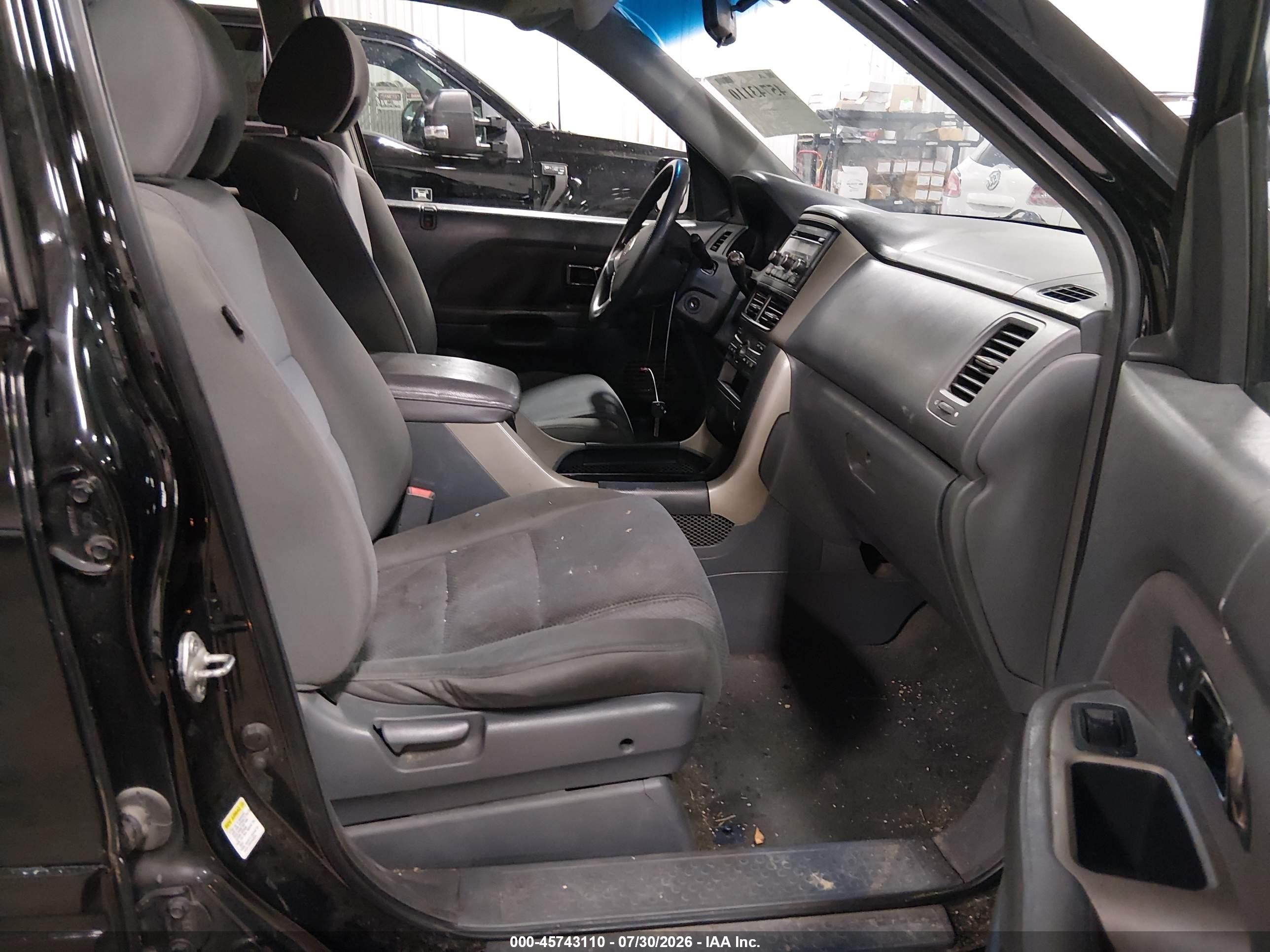 2007 Honda Pilot Ex Black vin: 5FNYF28427B003630