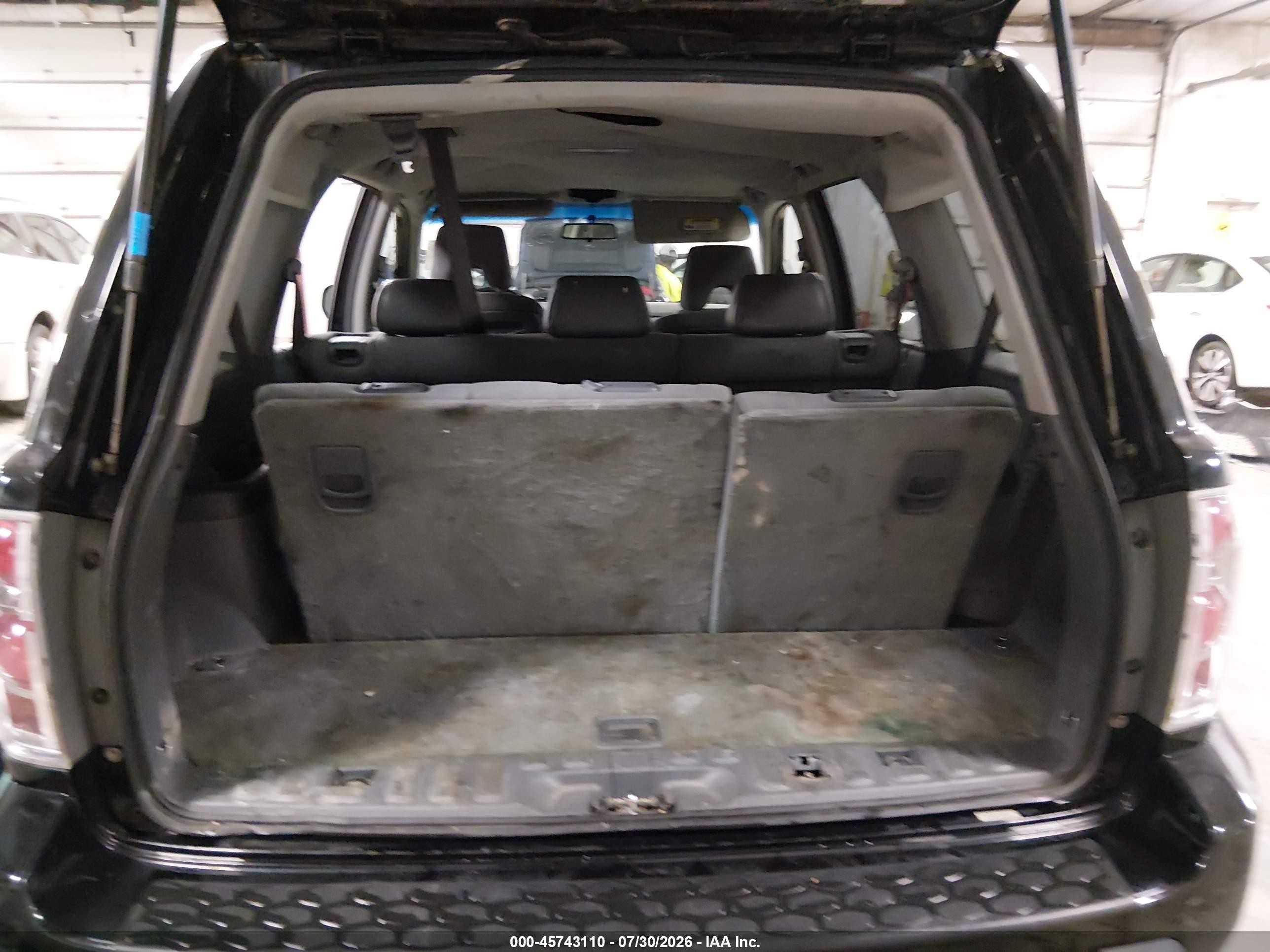 2007 Honda Pilot Ex Black vin: 5FNYF28427B003630