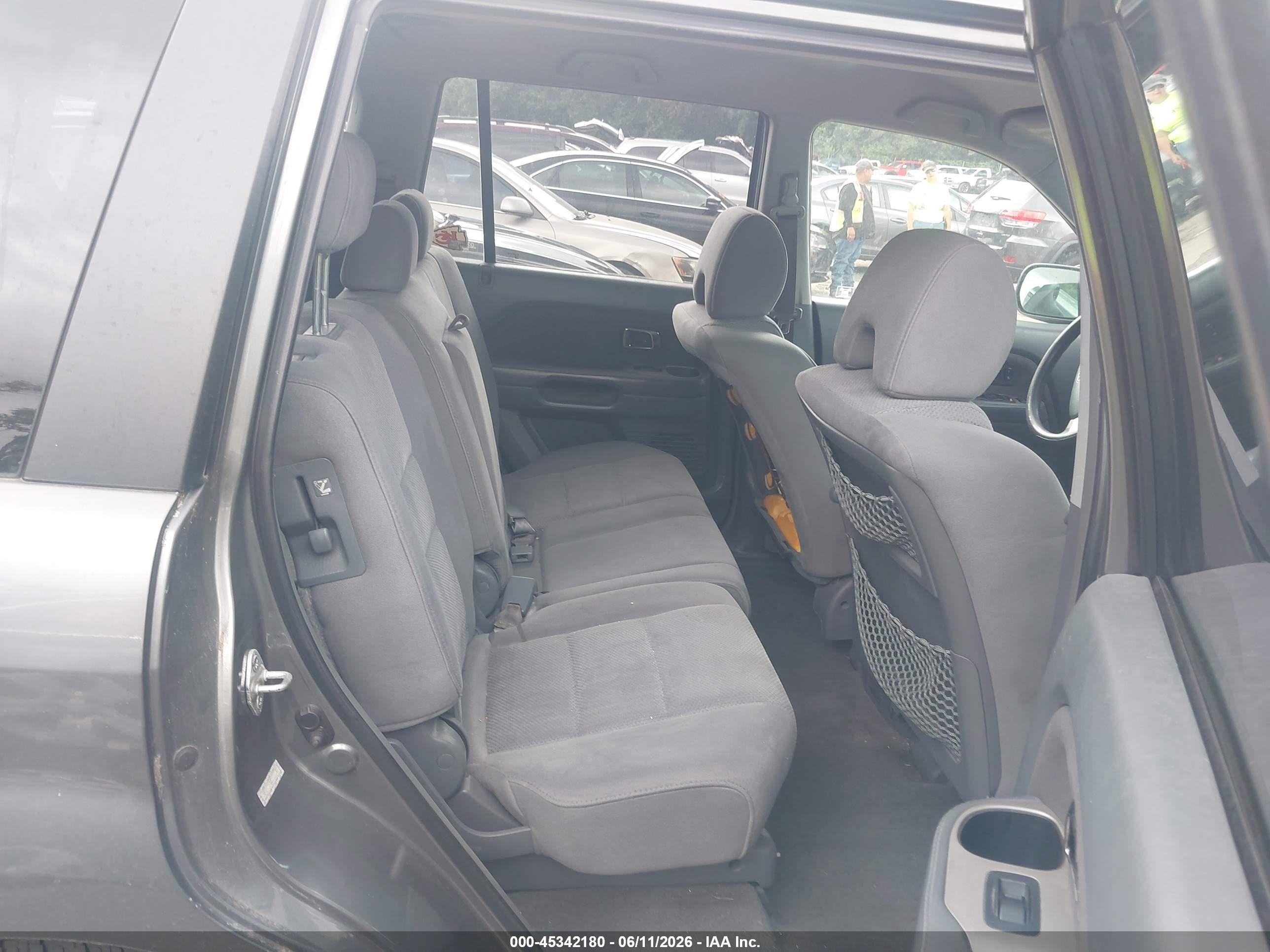2007 Honda Pilot Ex Gray vin: 5FNYF28427B010397