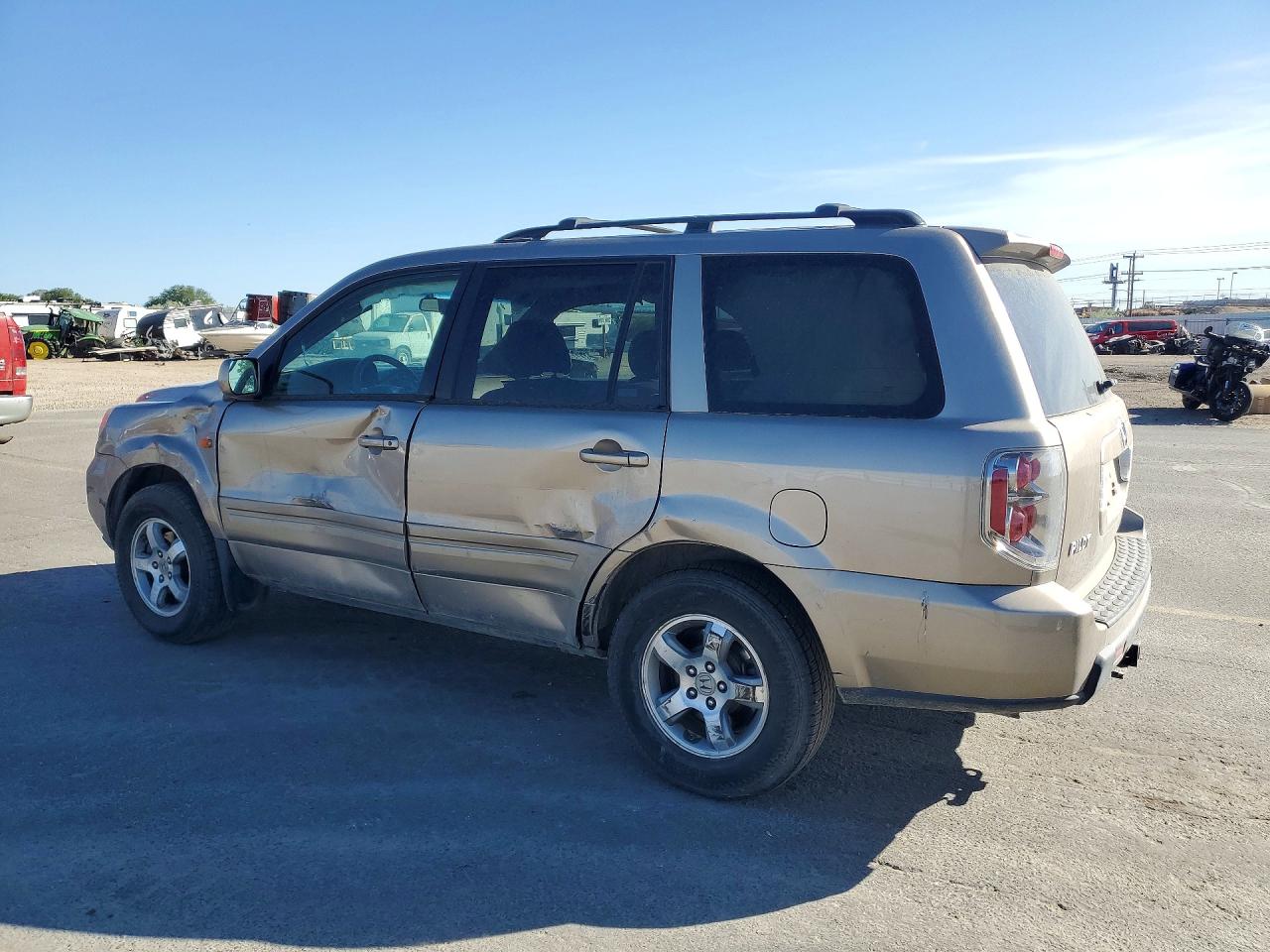 2007 Honda Pilot Ex Tan vin: 5FNYF28427B039916
