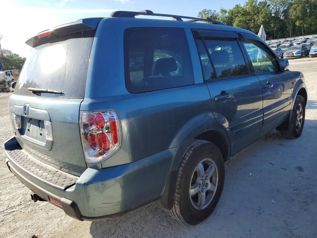 2007 Honda Pilot Ex Синий vin: 5FNYF28437B009419