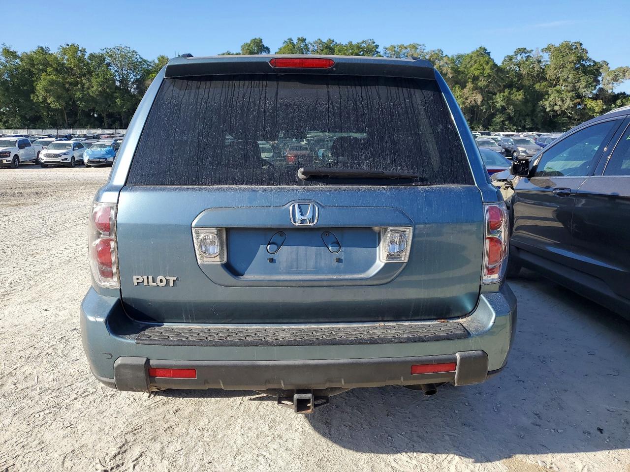 2007 Honda Pilot Ex Синий vin: 5FNYF28437B009419