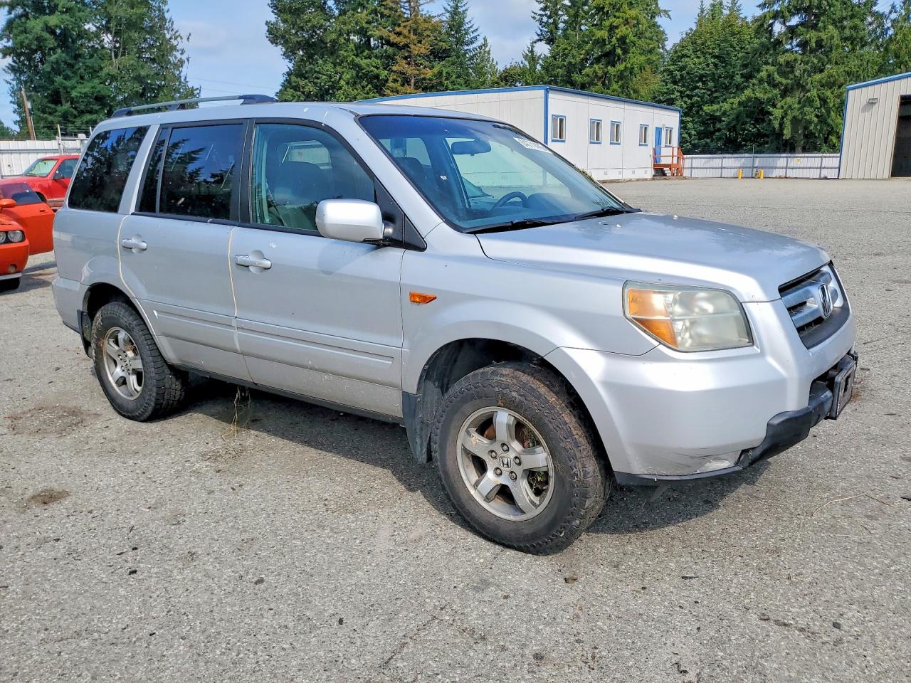 2006 Honda Pilot Ex Silver vin: 5FNYF28446B005863