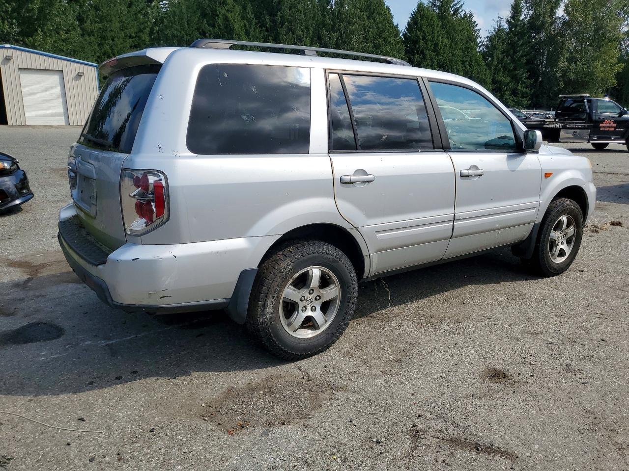 2006 Honda Pilot Ex Silver vin: 5FNYF28446B005863