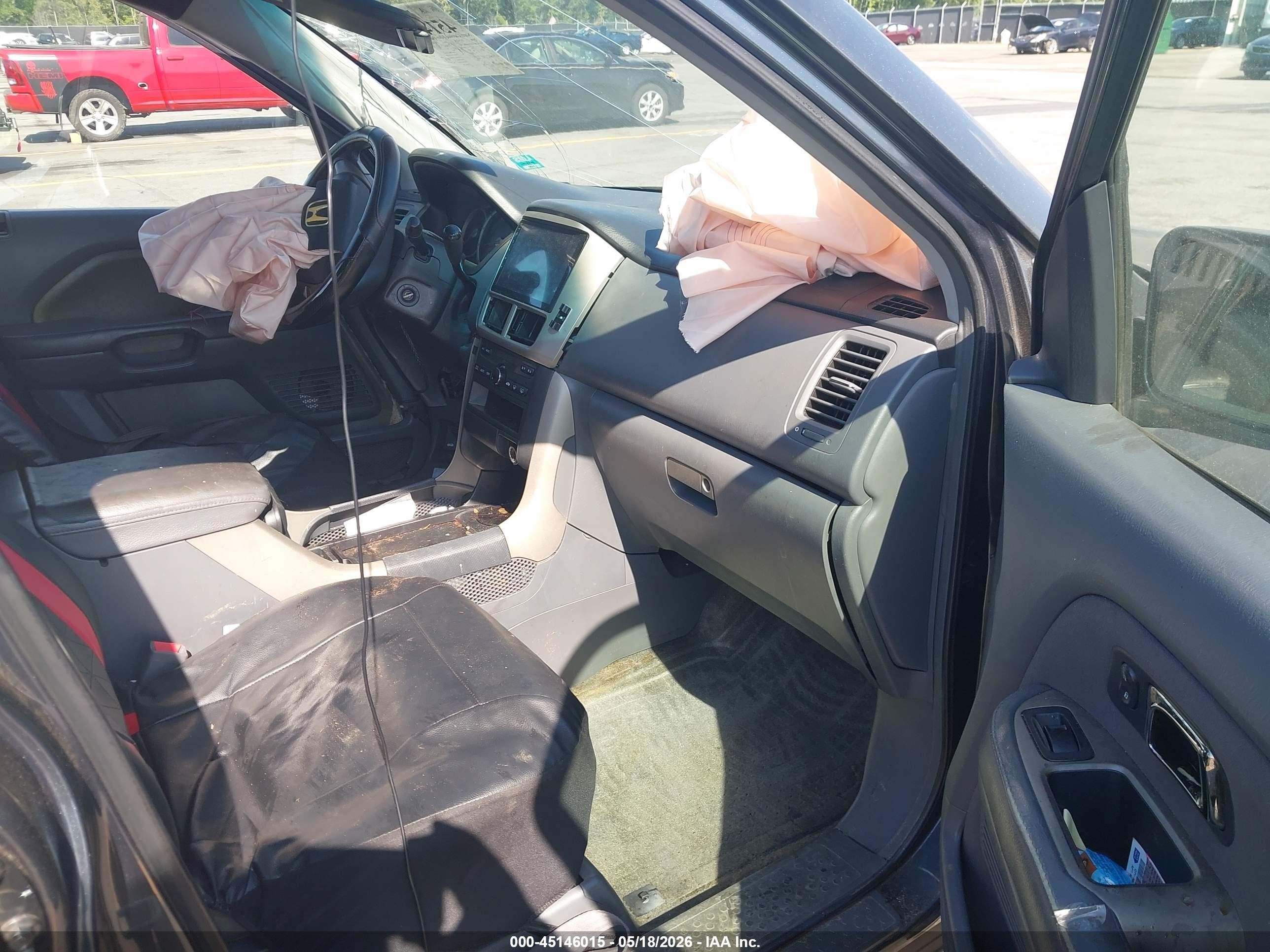 2006 Honda Pilot Ex Серый vin: 5FNYF28446B025434