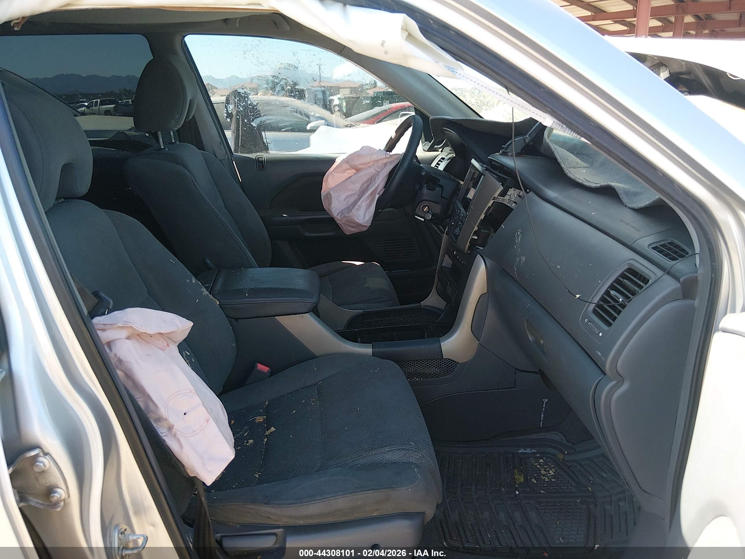 2007 Honda Pilot Ex Серебряный vin: 5FNYF28467B046495