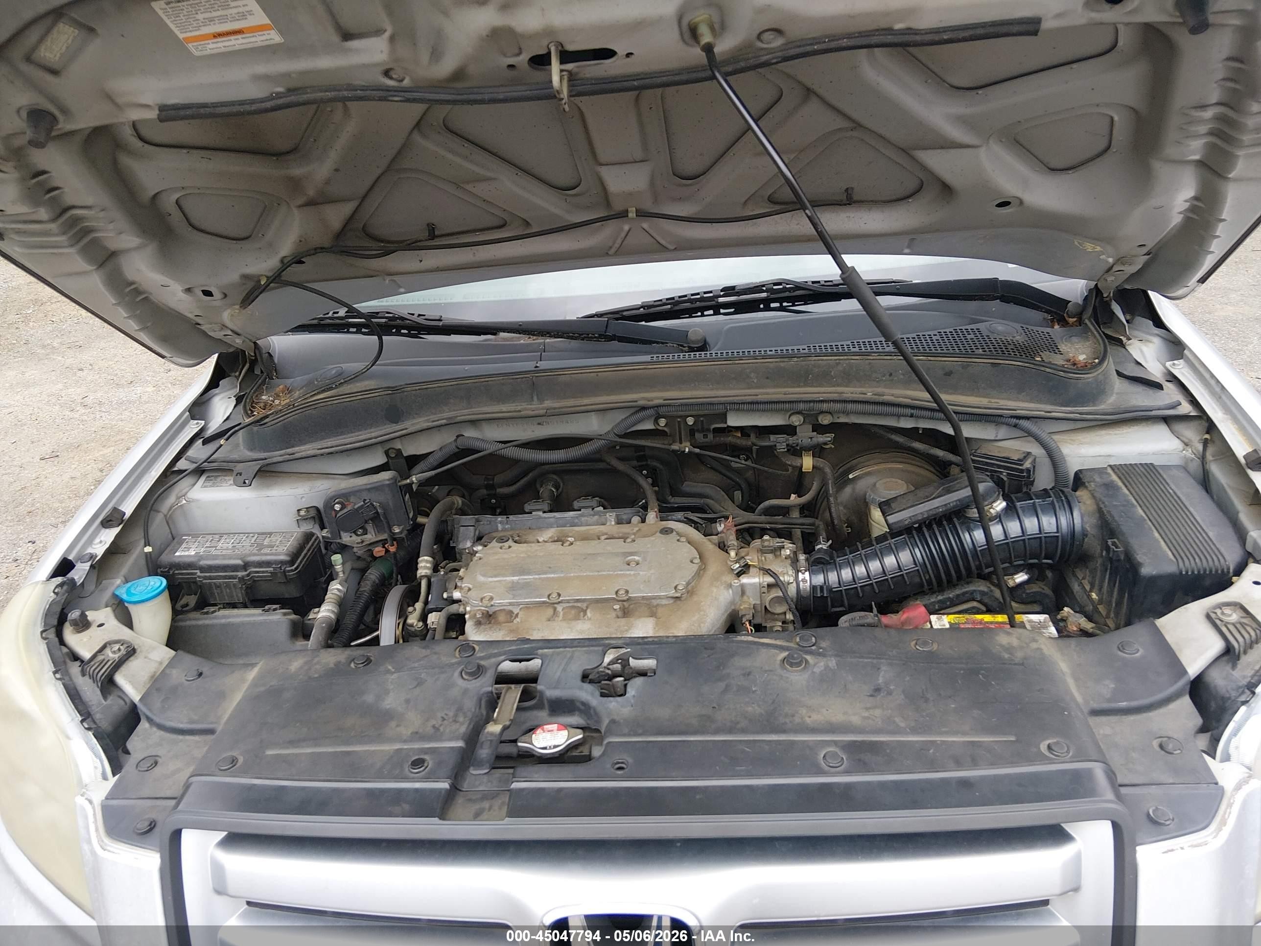 2007 Honda Pilot Ex Silver vin: 5FNYF28477B019483