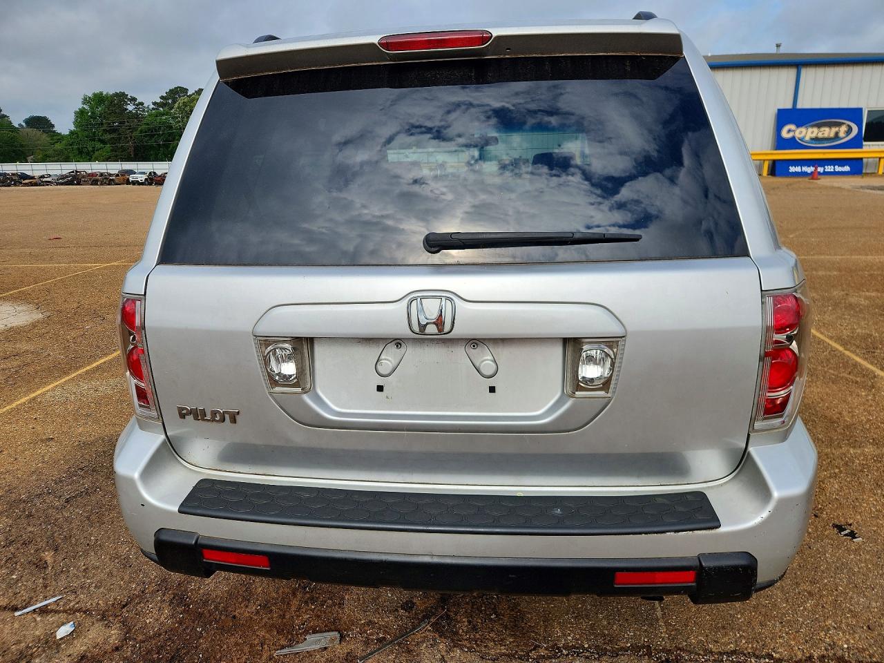 2007 Honda Pilot Ex Silver vin: 5FNYF28477B034839