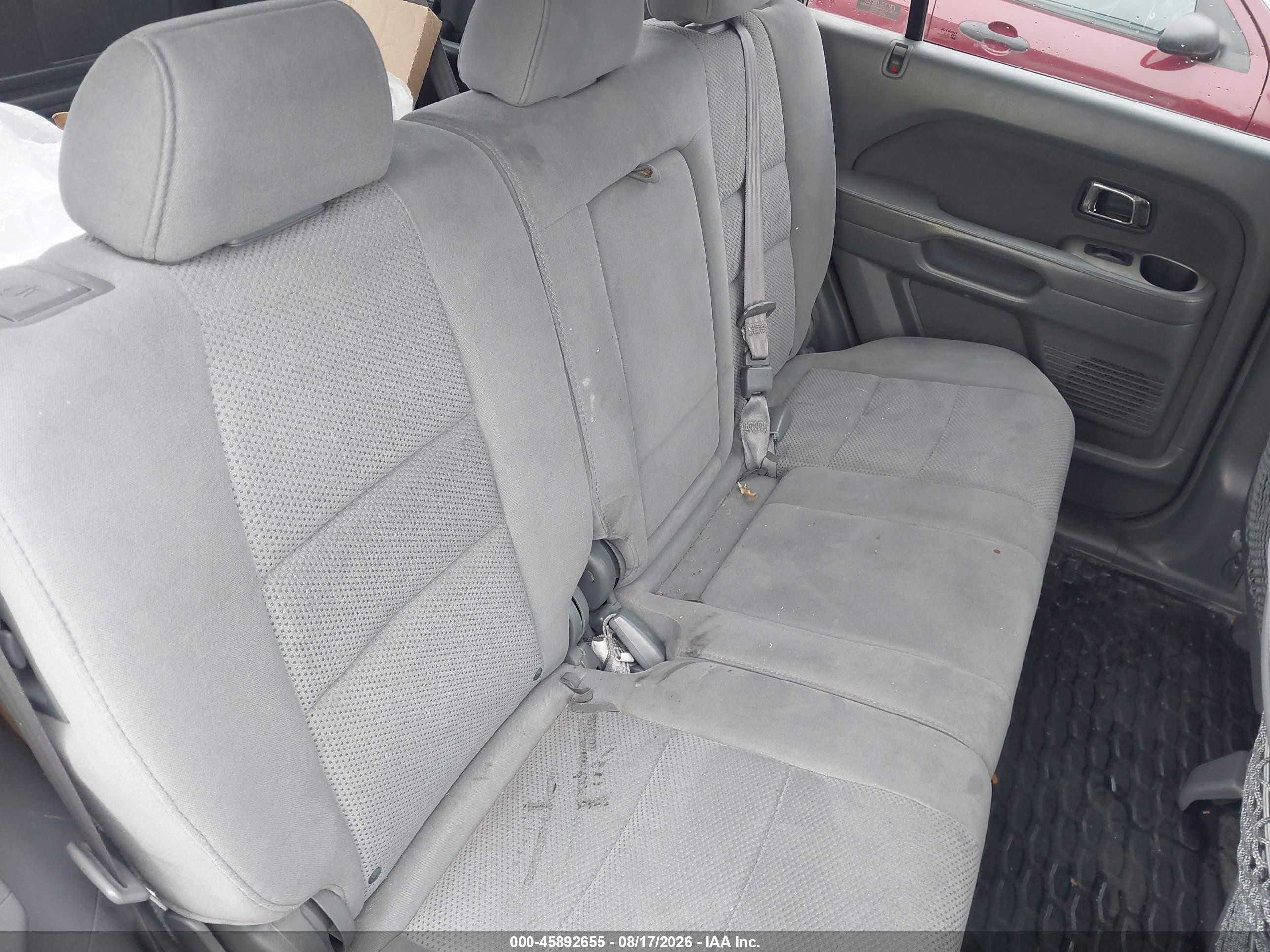 2006 Honda Pilot Ex Silver vin: 5FNYF28486B025727