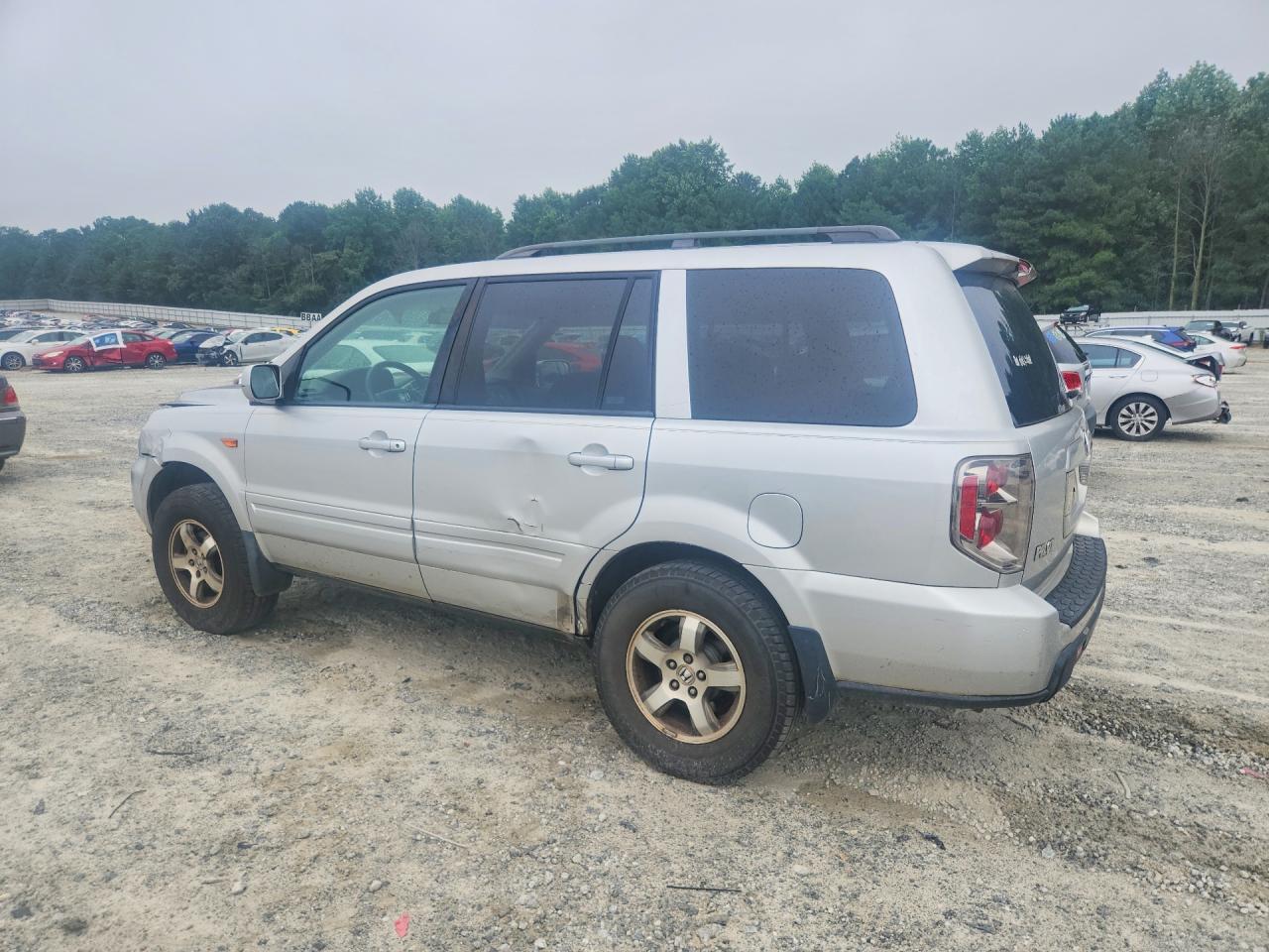 2006 Honda Pilot Ex Silver vin: 5FNYF28486B026991