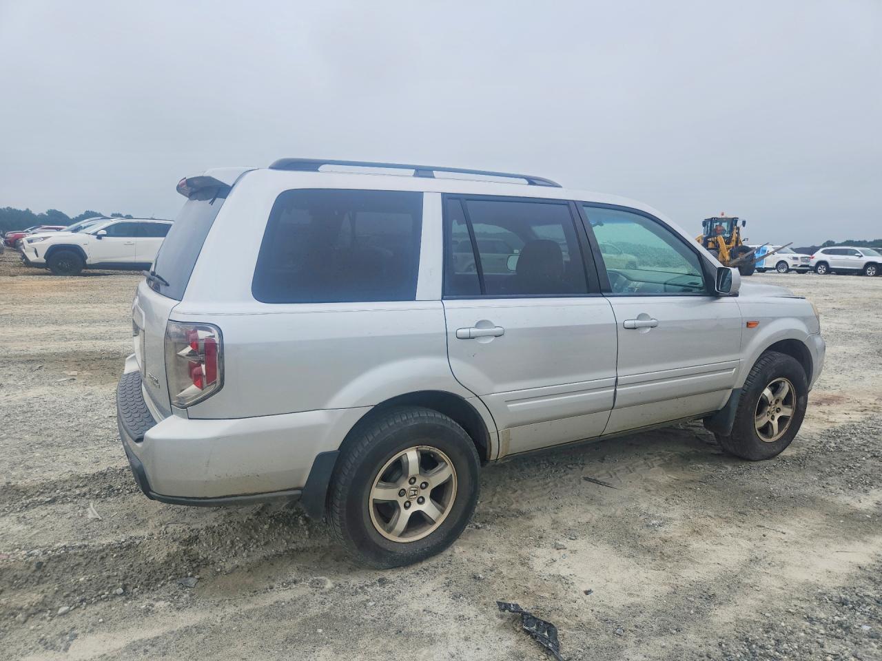 2006 Honda Pilot Ex Silver vin: 5FNYF28486B026991