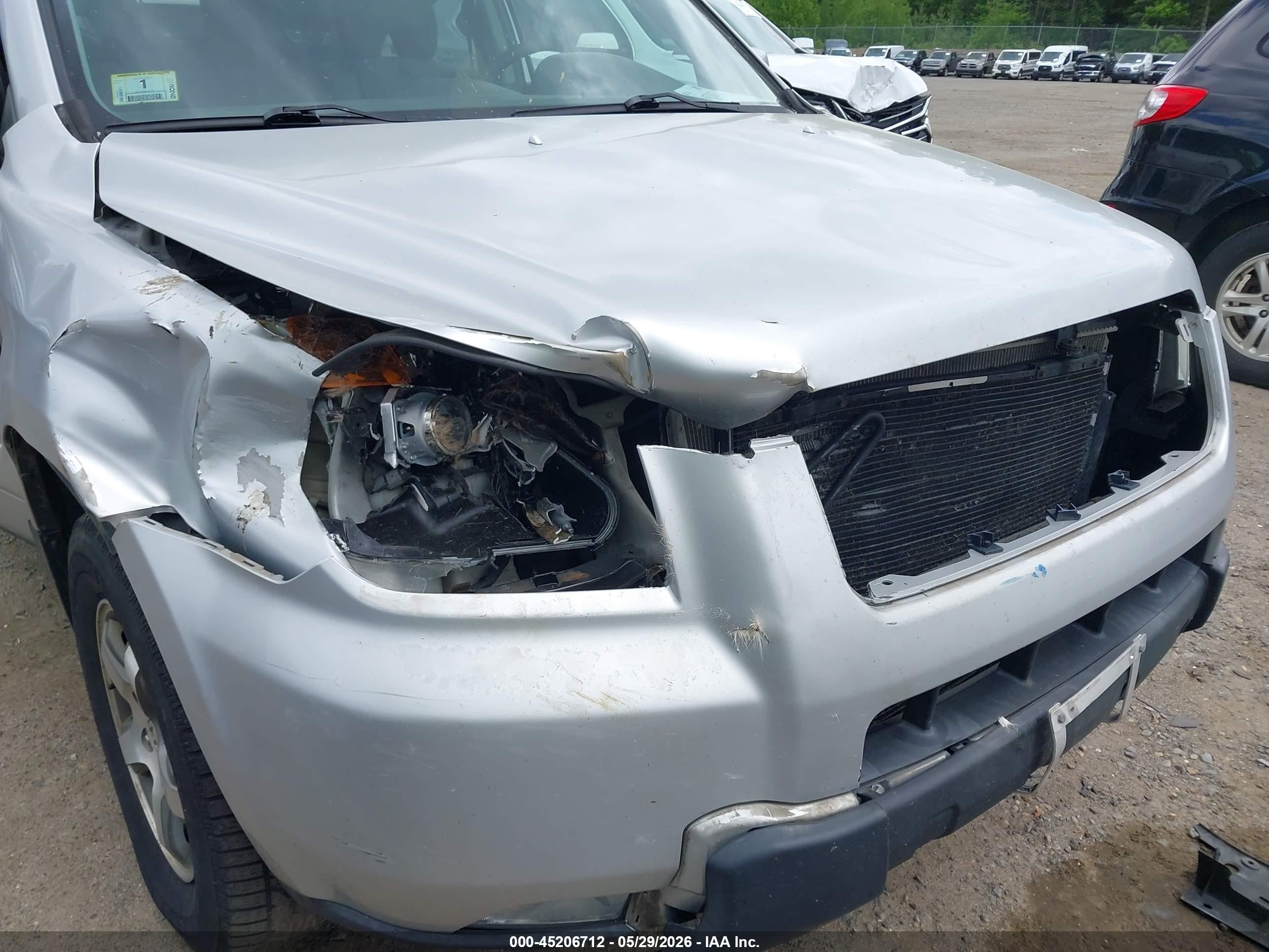 2006 Honda Pilot Ex Silver vin: 5FNYF28496B041127