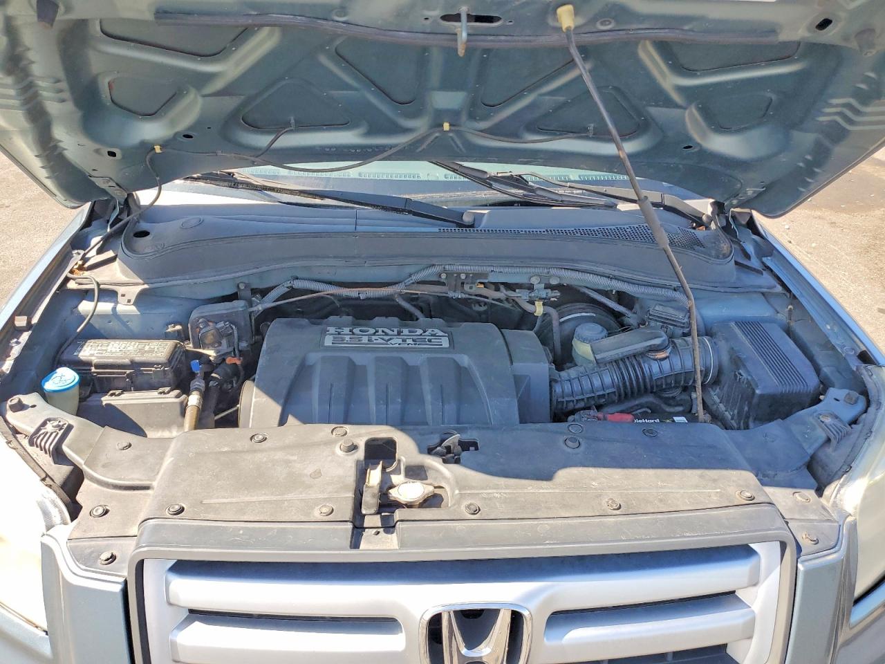 2007 Honda Pilot Ex Blue vin: 5FNYF28497B028671