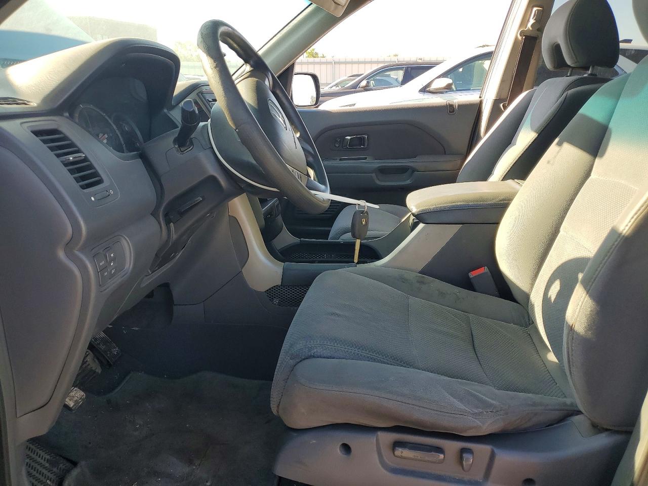 2007 Honda Pilot Ex Gray vin: 5FNYF284X7B024743