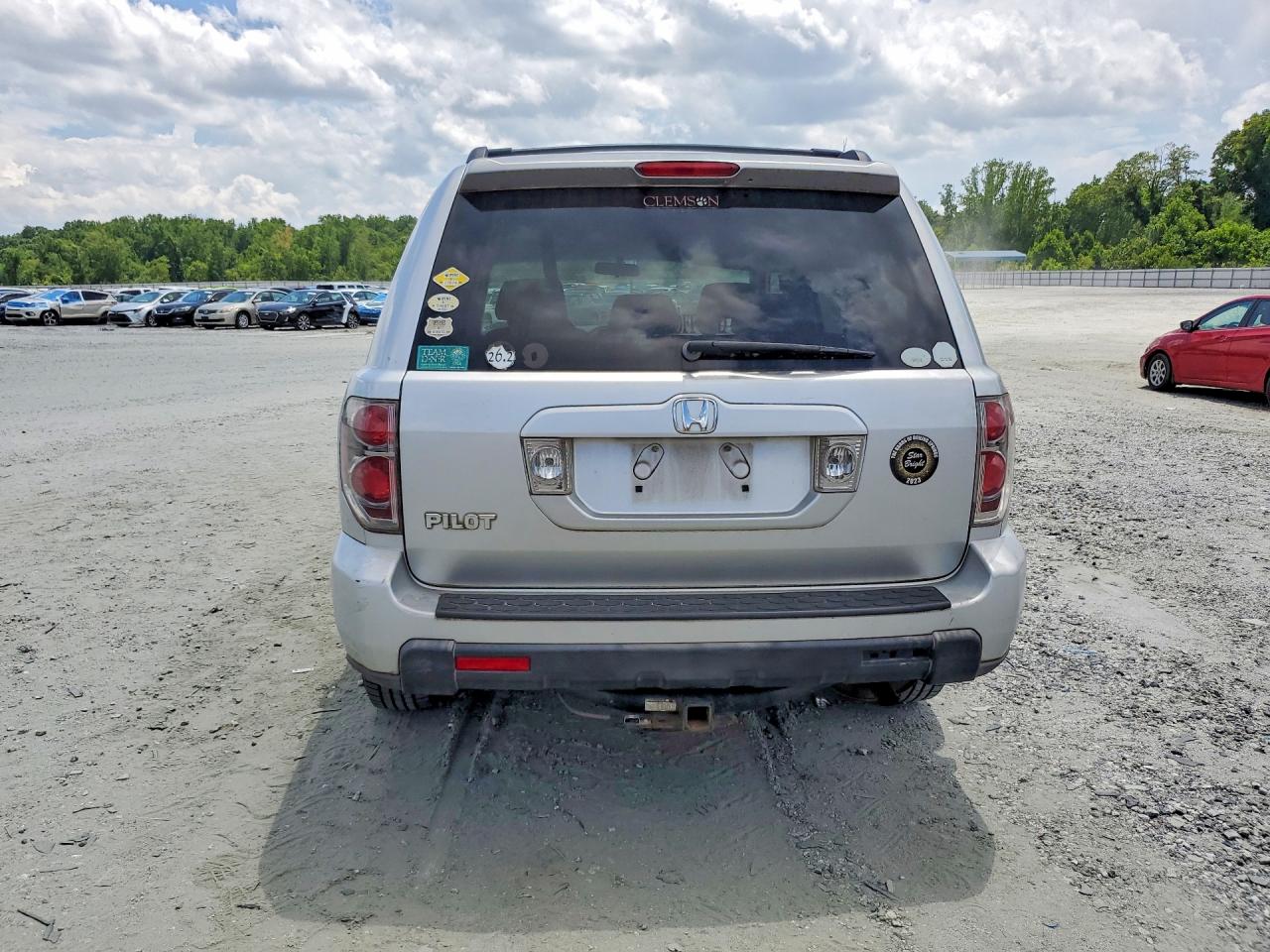2007 Honda Pilot Ex Gray vin: 5FNYF284X7B027660