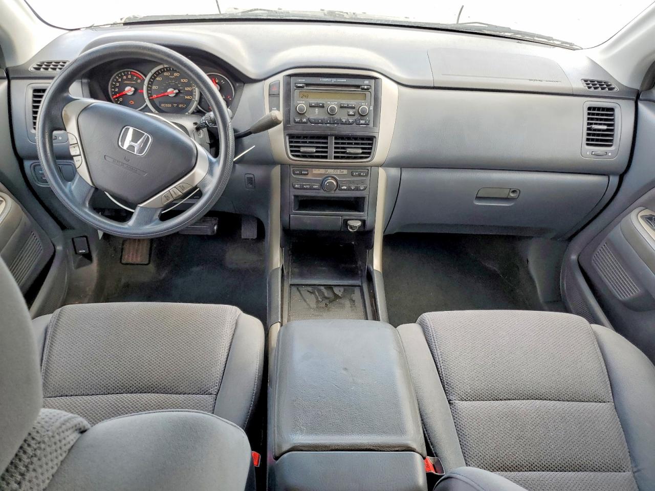 2007 Honda Pilot Ex Gray vin: 5FNYF284X7B027660