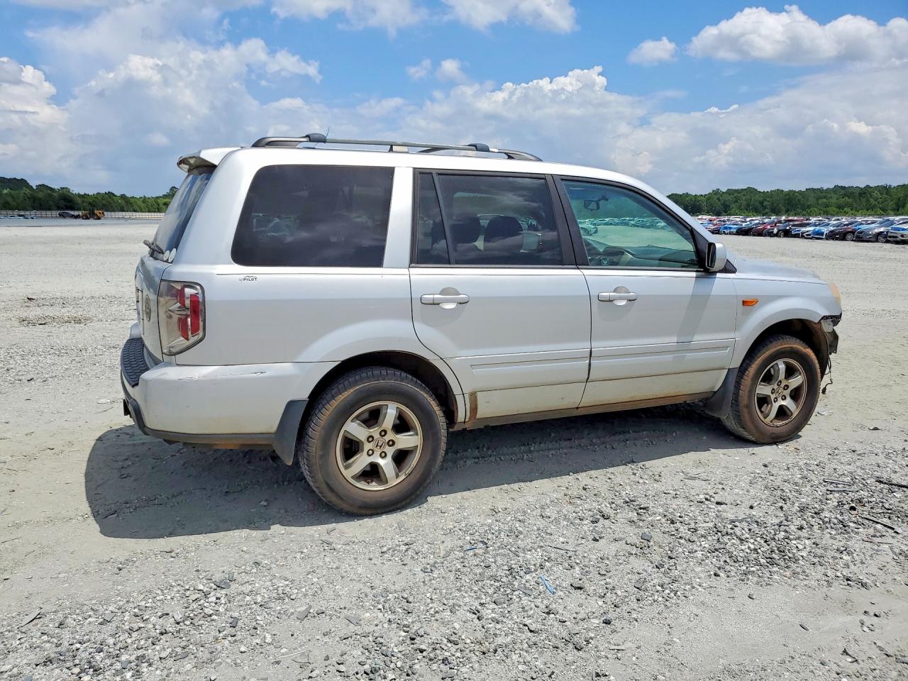 2007 Honda Pilot Ex Gray vin: 5FNYF284X7B027660