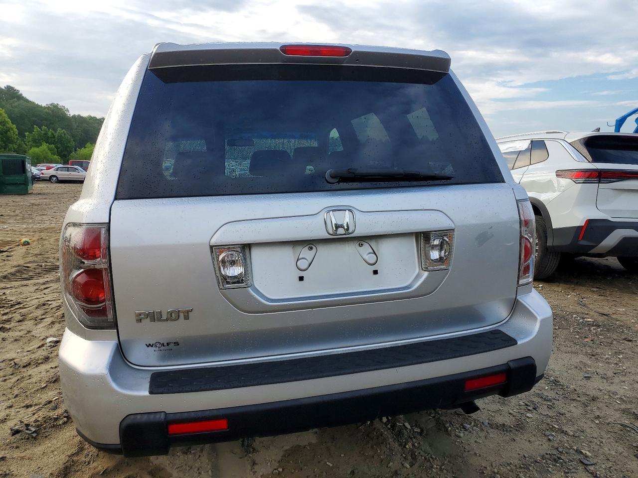 2007 Honda Pilot Ex Silver vin: 5FNYF284X7B028937