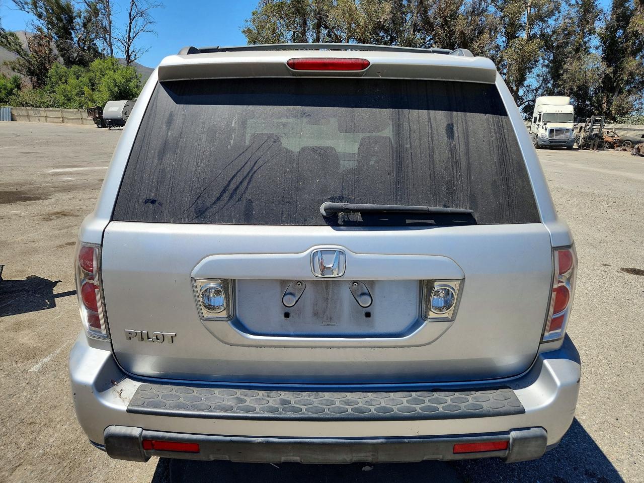 2007 Honda Pilot Ex Gray vin: 5FNYF284X7B043633