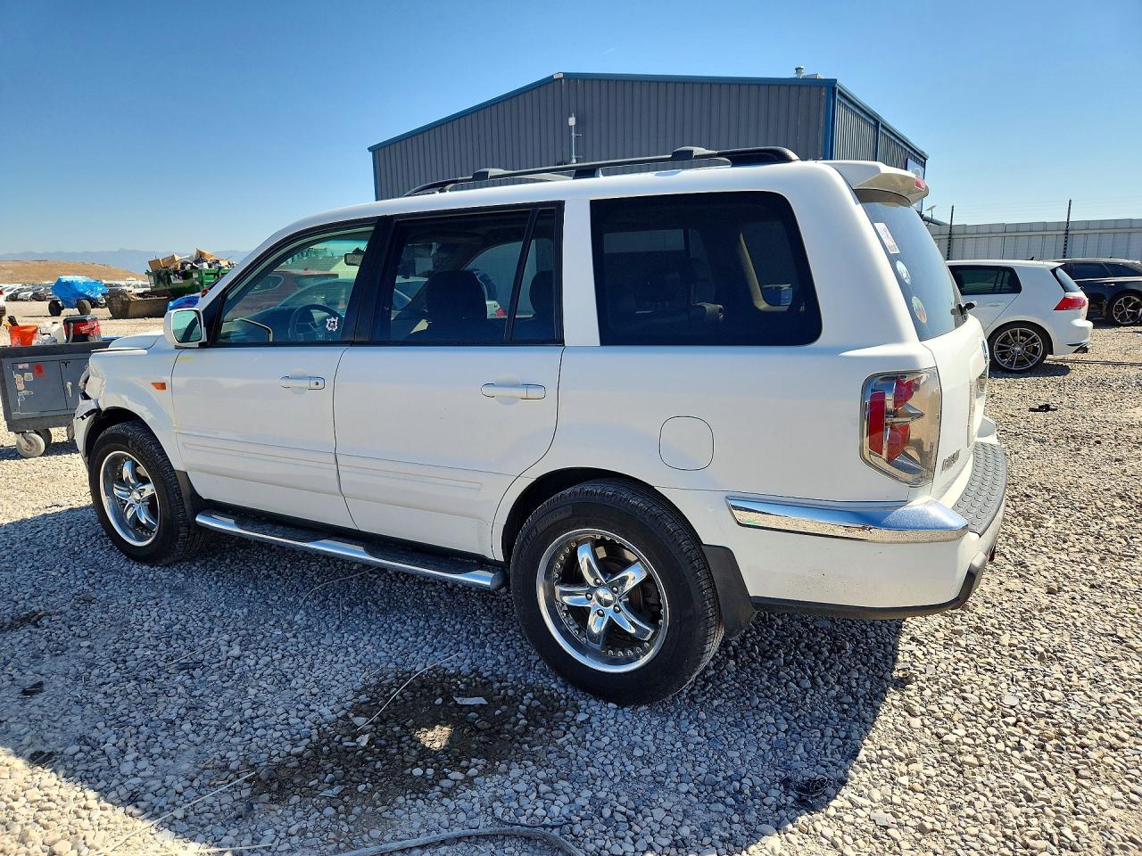 2008 Honda Pilot Exl White vin: 5FNYF28508B007654