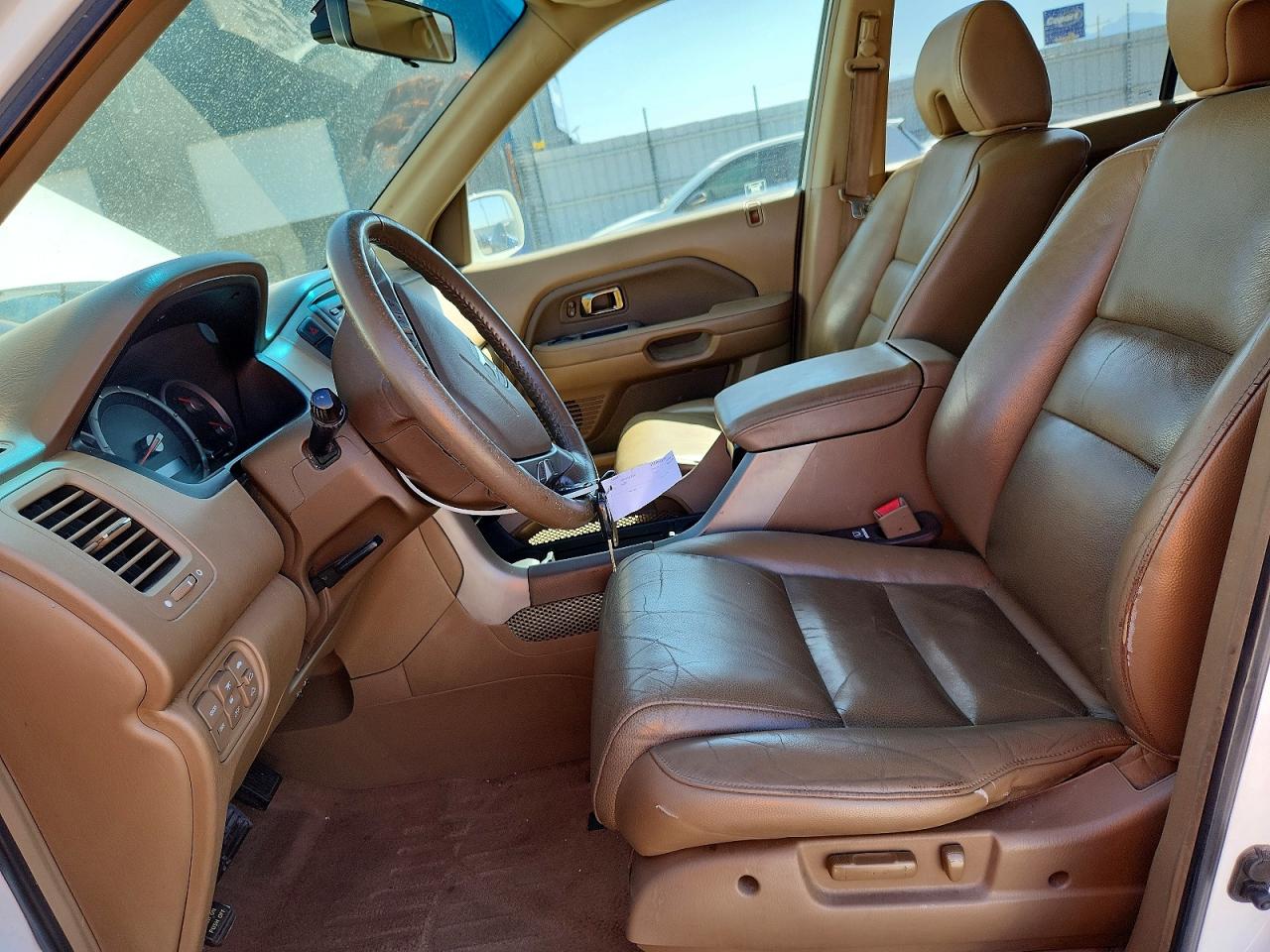 2008 Honda Pilot Exl White vin: 5FNYF28508B007654